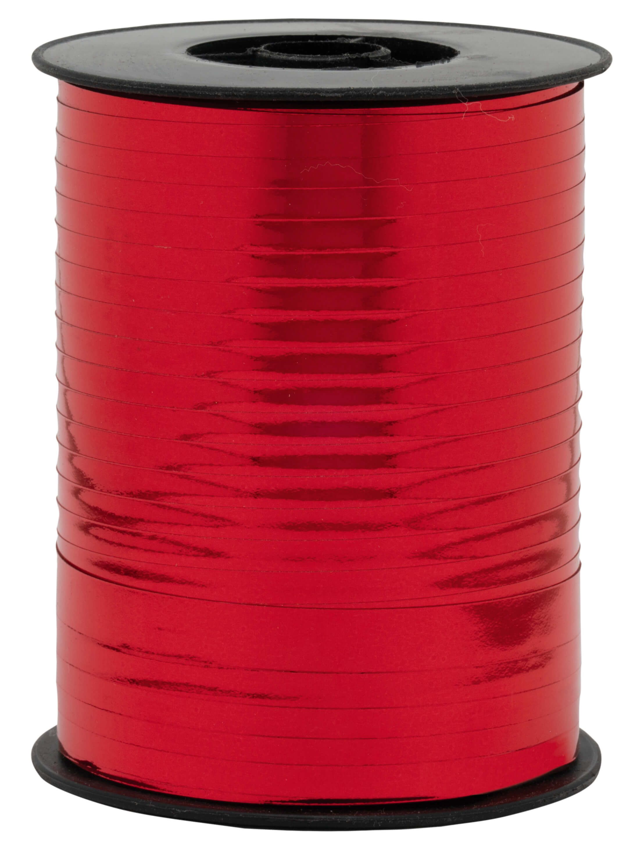 Goldina Loy GmbH + Co KG Geschenkband Geschenkband Polyband 10mm/250m Metallic Rot