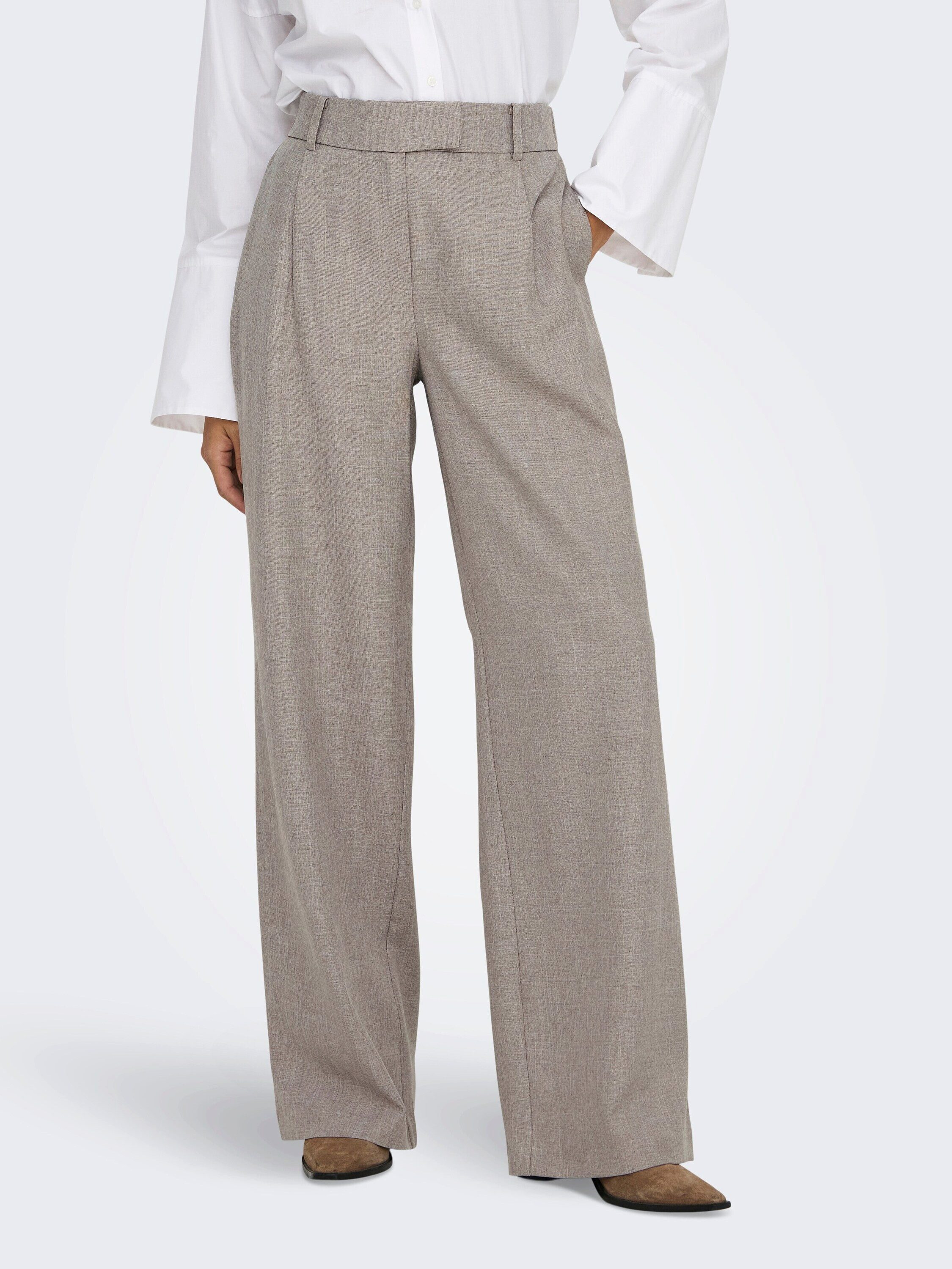 ONLY Bundfaltenhose ONLLinda (1-tlg) Falten