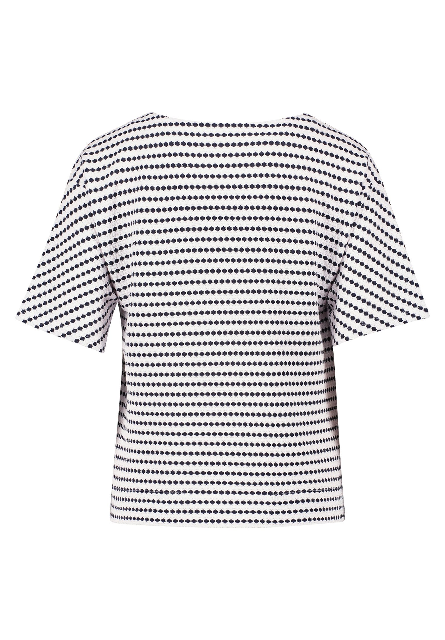 Betty&Co Kurzarmshirt Damen mit Rundhalsausschnitt (1-tlg) Struktur