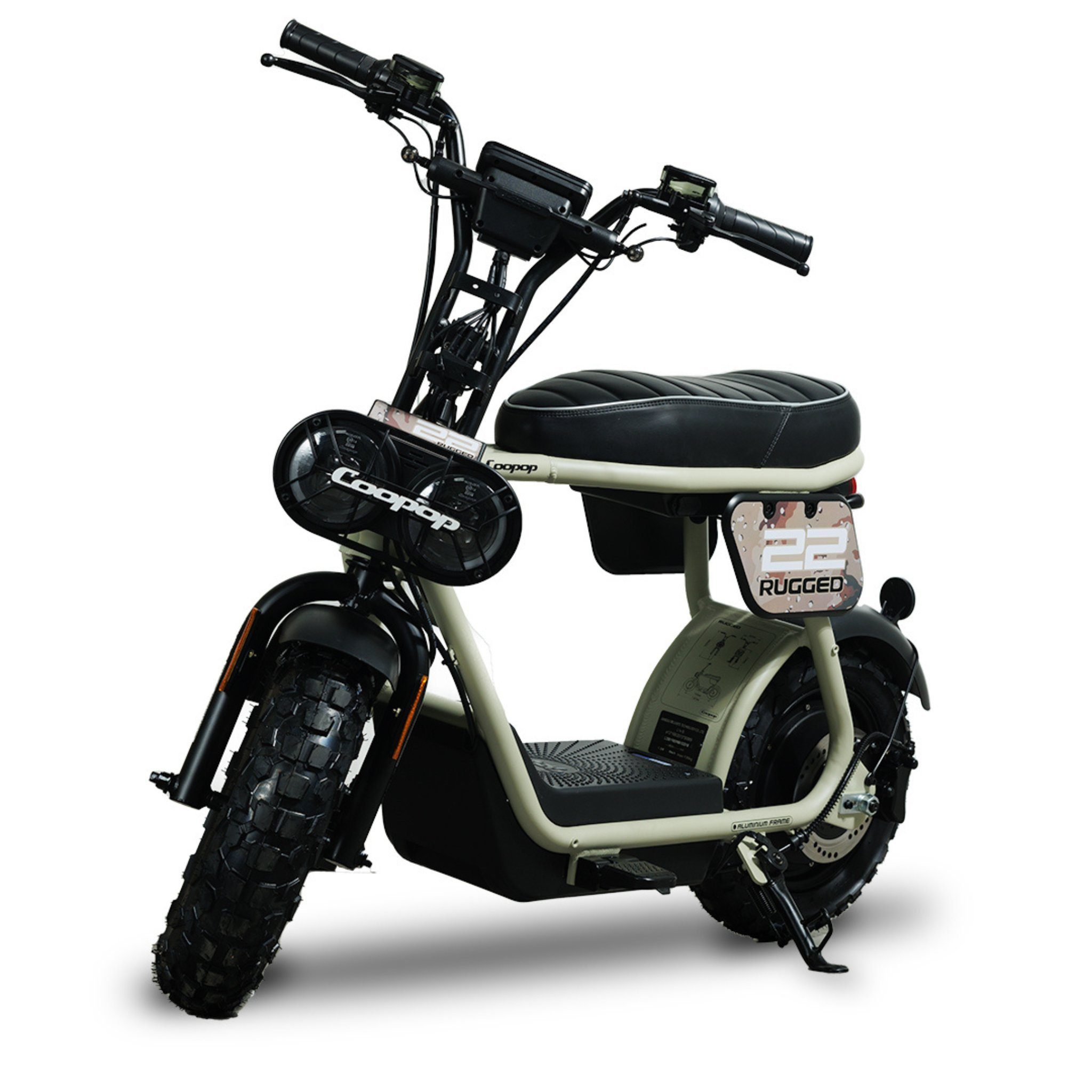 Motors E-Motorroller km/h Elektroroller 2000,00 Khaki Monkey, Coopop Stingray 45 W,