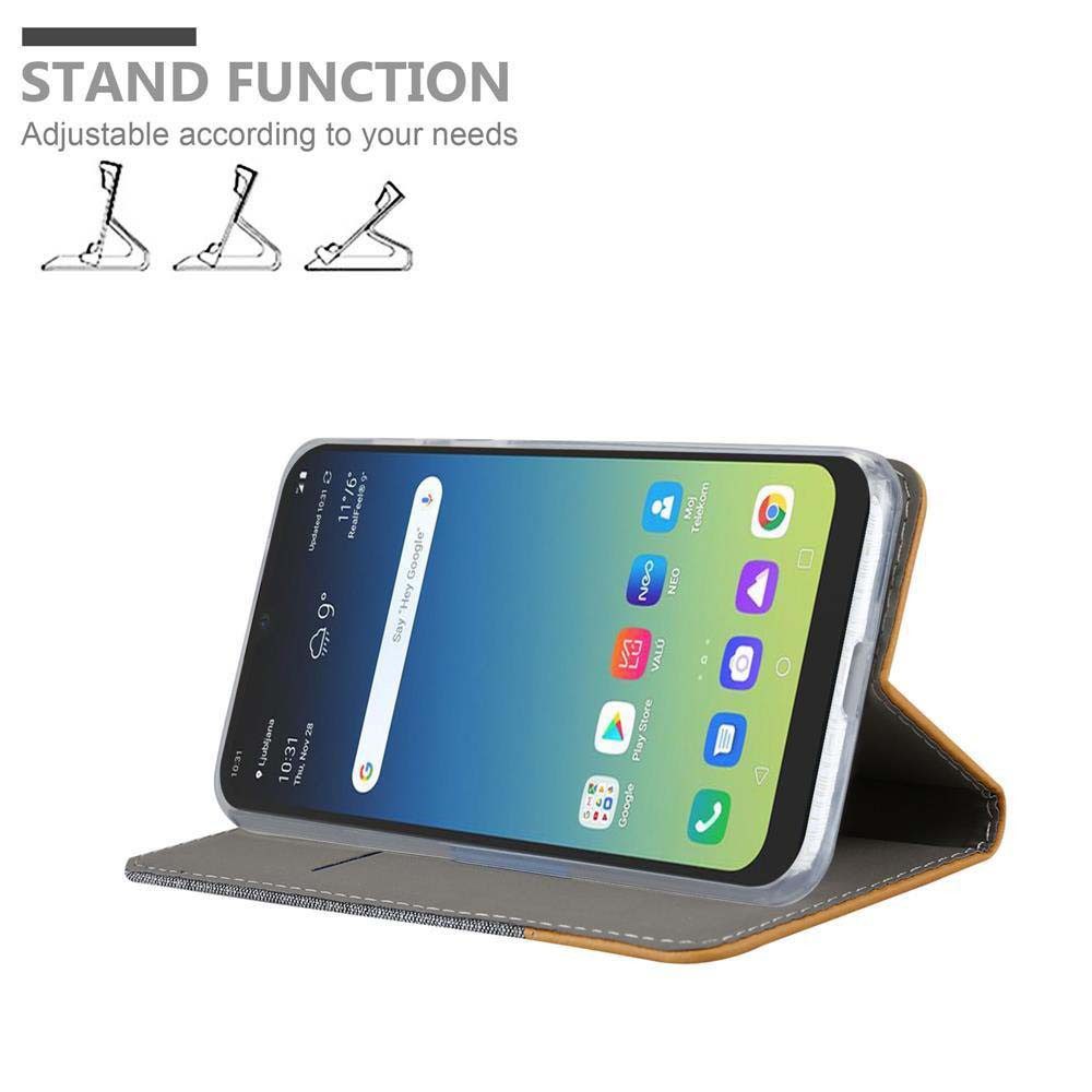 Cadorabo Handyhülle für LG K40S Hülle LG K40S, Klappbare Handy Schutzhülle - Hülle - mit Standfunktion und Kartenfach