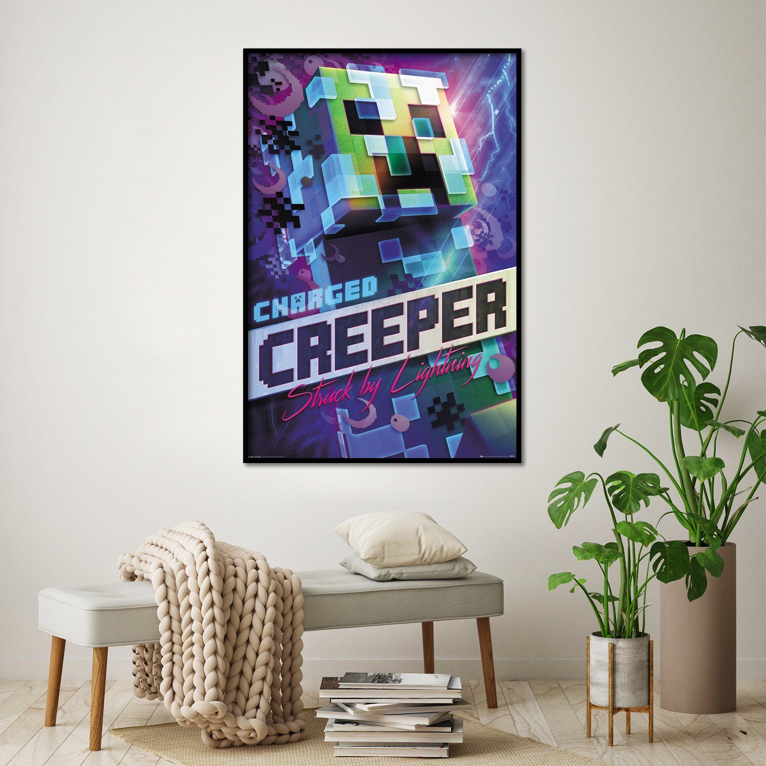 GB eye Poster Minecraft Poster Charged Creeper 61 x 91,5 cm günstig online kaufen
