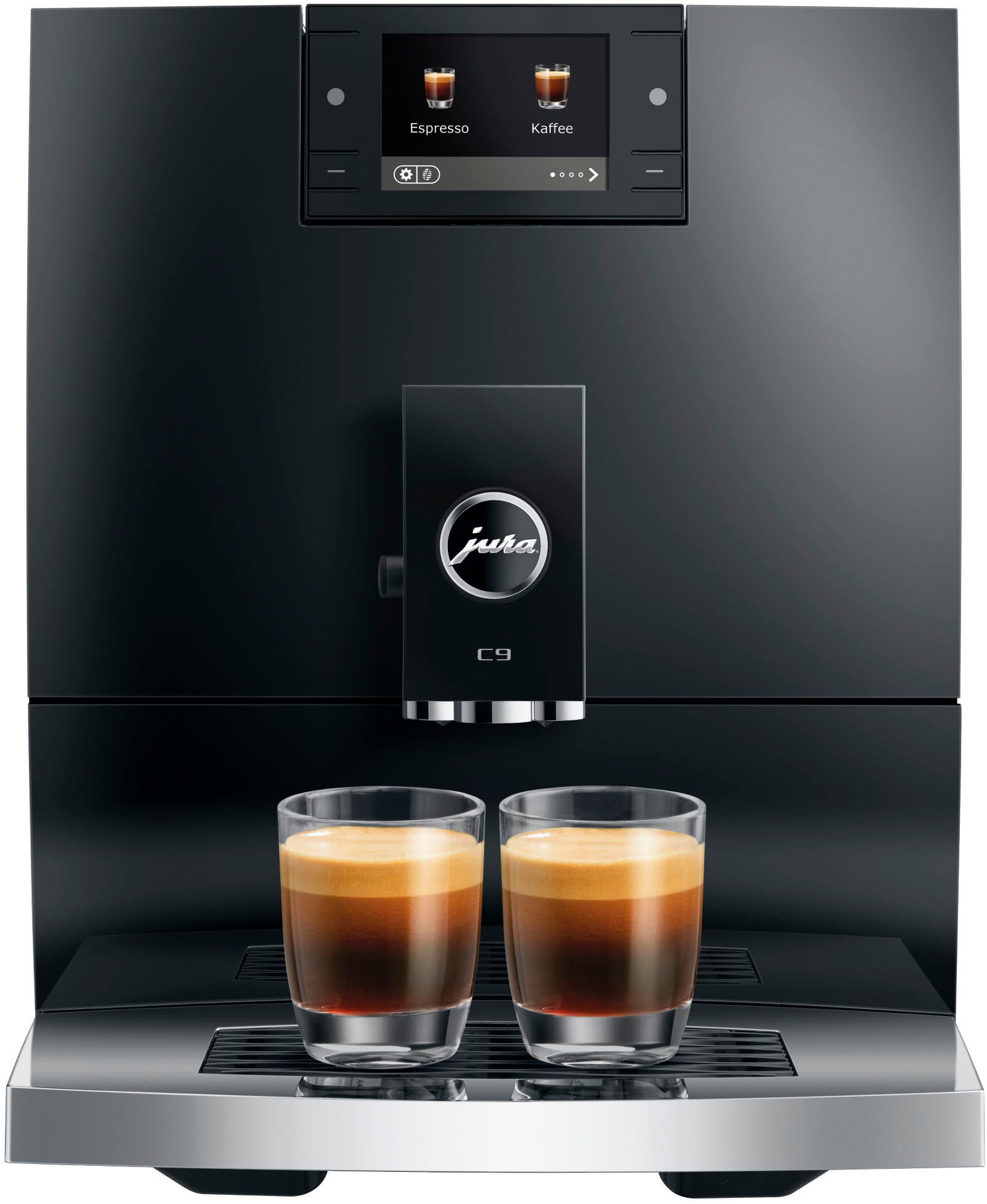 JURA Kaffeevollautomat 15753 C9 (EA), Piano Black, 17 Spezialitäten, WiFi, Hot&Light Brew, Feinschaum – Bild 4 von 5
