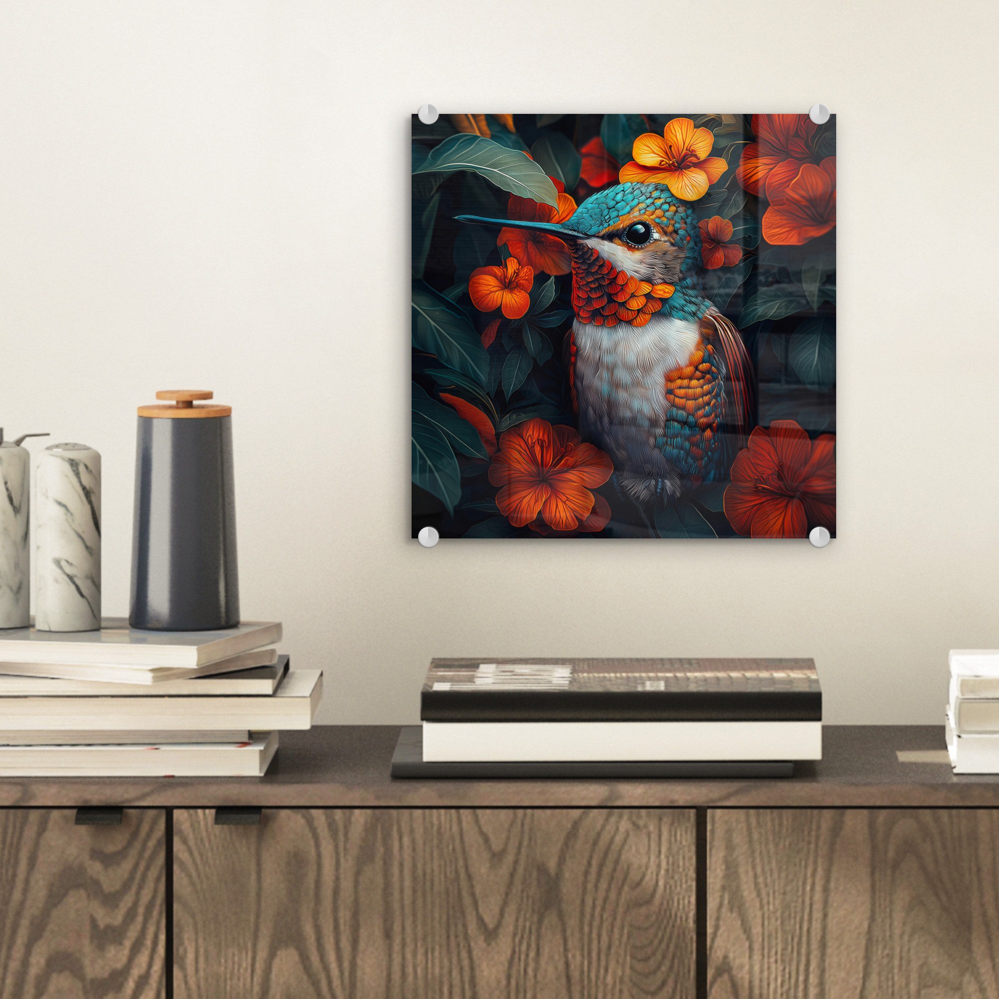 MuchoWow Acrylglasbild Kolibri - Vogel - günstig online kaufen