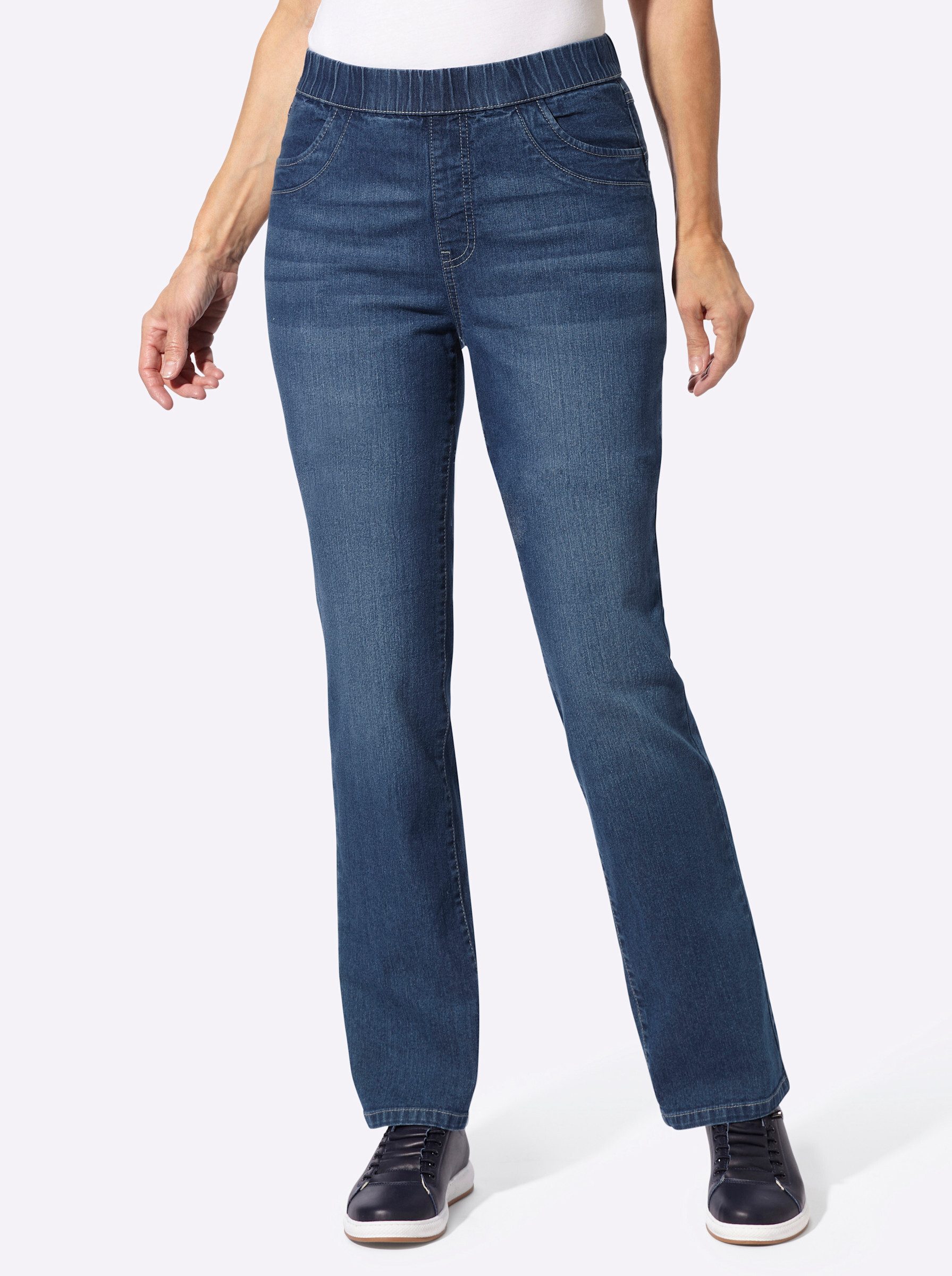 Witt Bequeme Jeans Schlupfjeans komfortabel