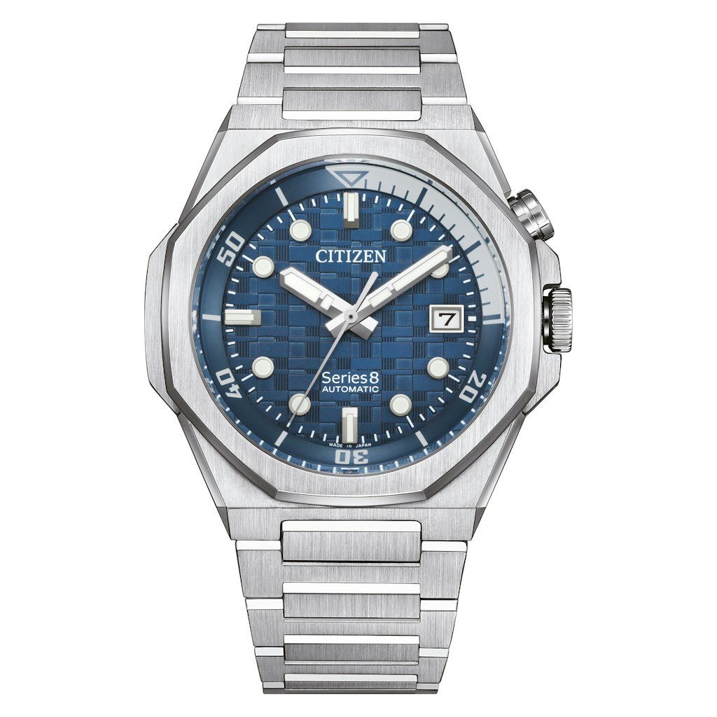 Citizen Automatikuhr Citizen Automatic NB6060-58L Series 8 Uhr NB6060-58L, Hochwertiges Produkt mit zeitlosem Design, sorgfältiger Verarbeitung