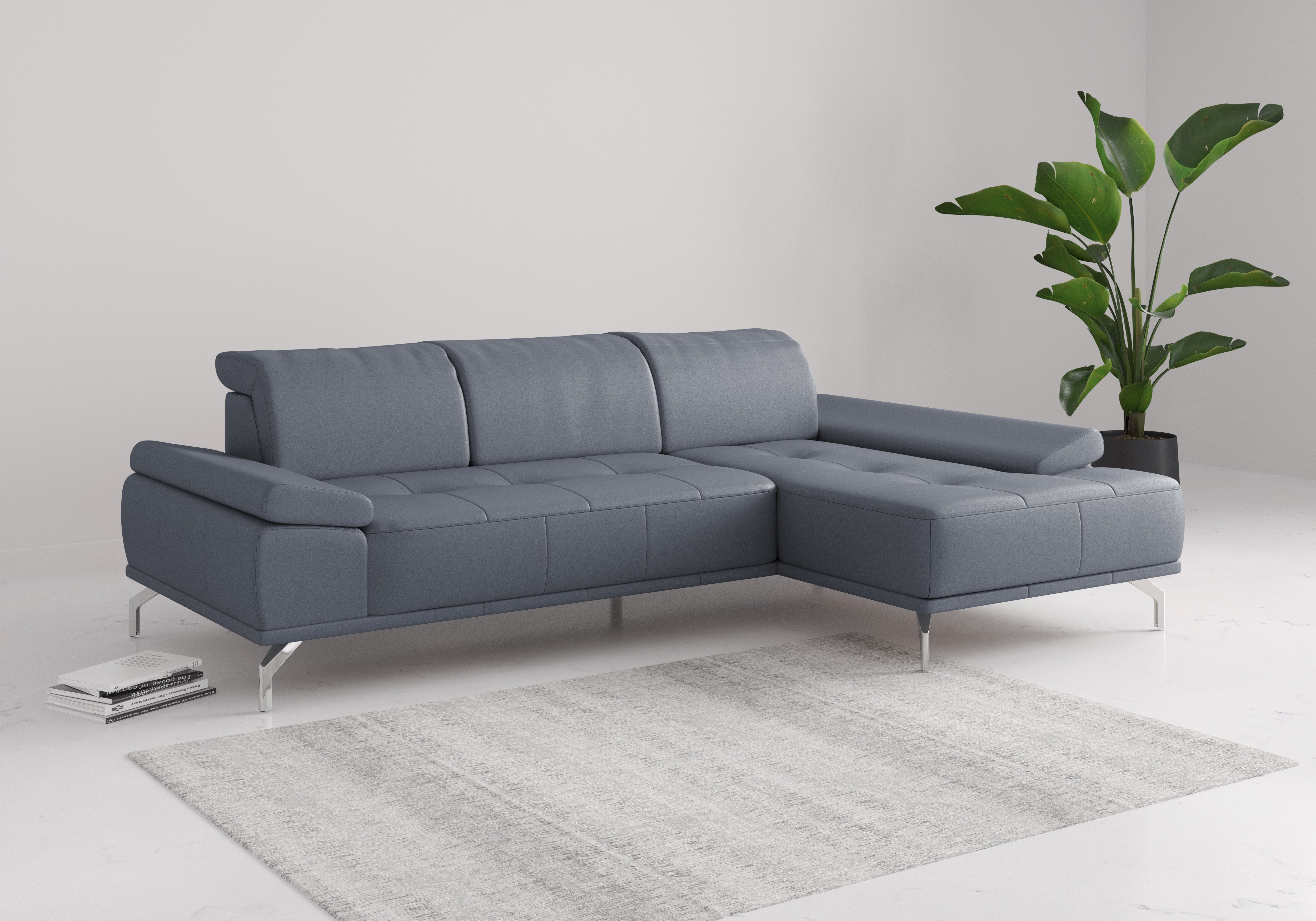 Places of Style Ecksofa Caluna, Inkl.Sitztiefenverstellung, günstig online kaufen