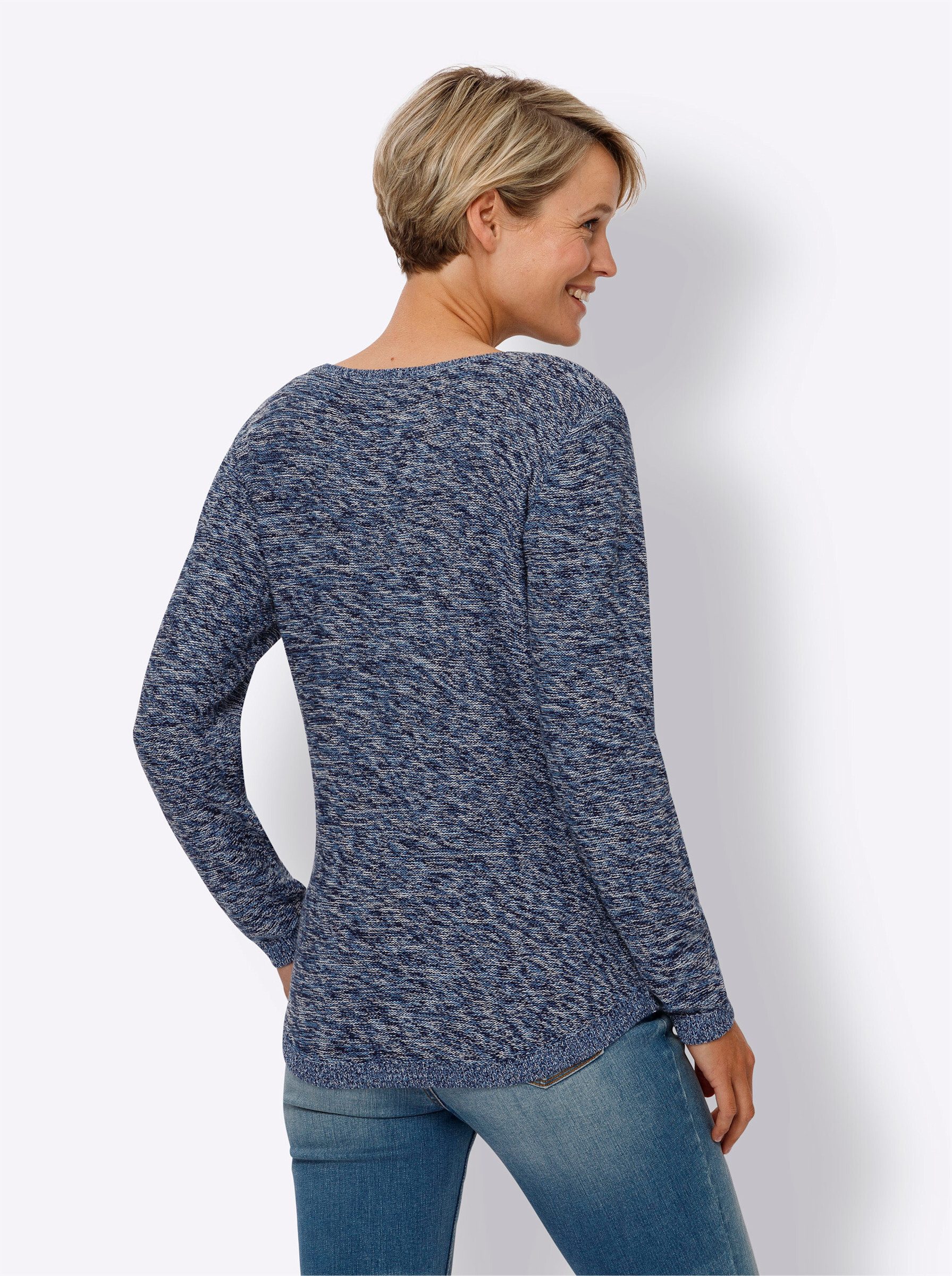 Sieh an! Strickpullover Rundhalspullover günstig online kaufen