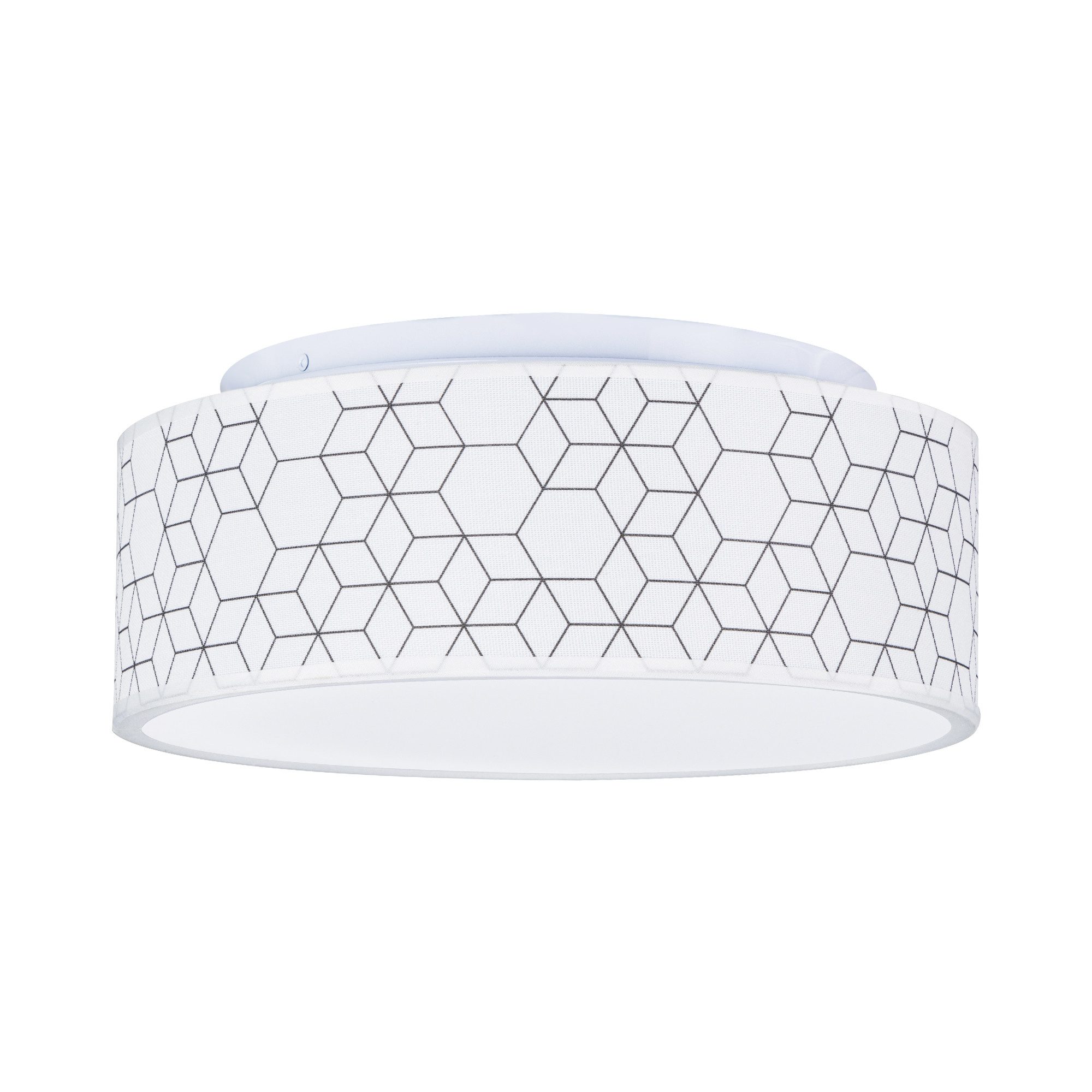 Zedelmaier Lampenschirm Deckenlampe Deckenleuchte Stoff, Max.40W/E27, ohne Leuchtmittel, Geeignet für Wohnzimmer Schlafzimmer Küche Flur Kinderzimmer