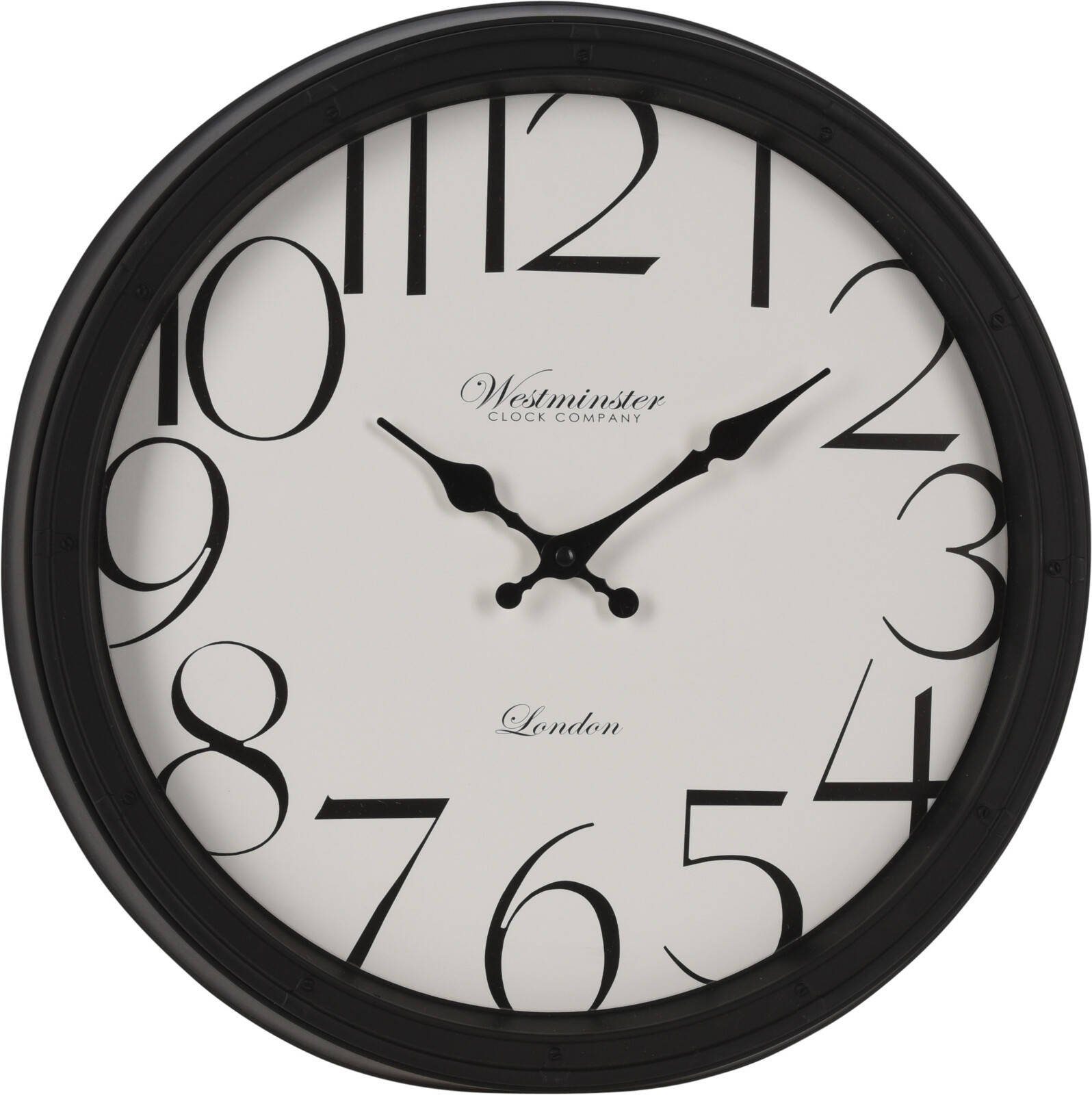 Wanduhr collection schwarz Home styling &