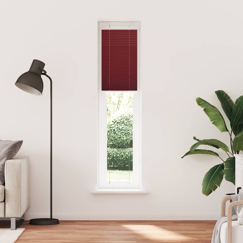 vidaXL Plissee, Plissee Bordeauxrot 50x200 cm günstig online kaufen