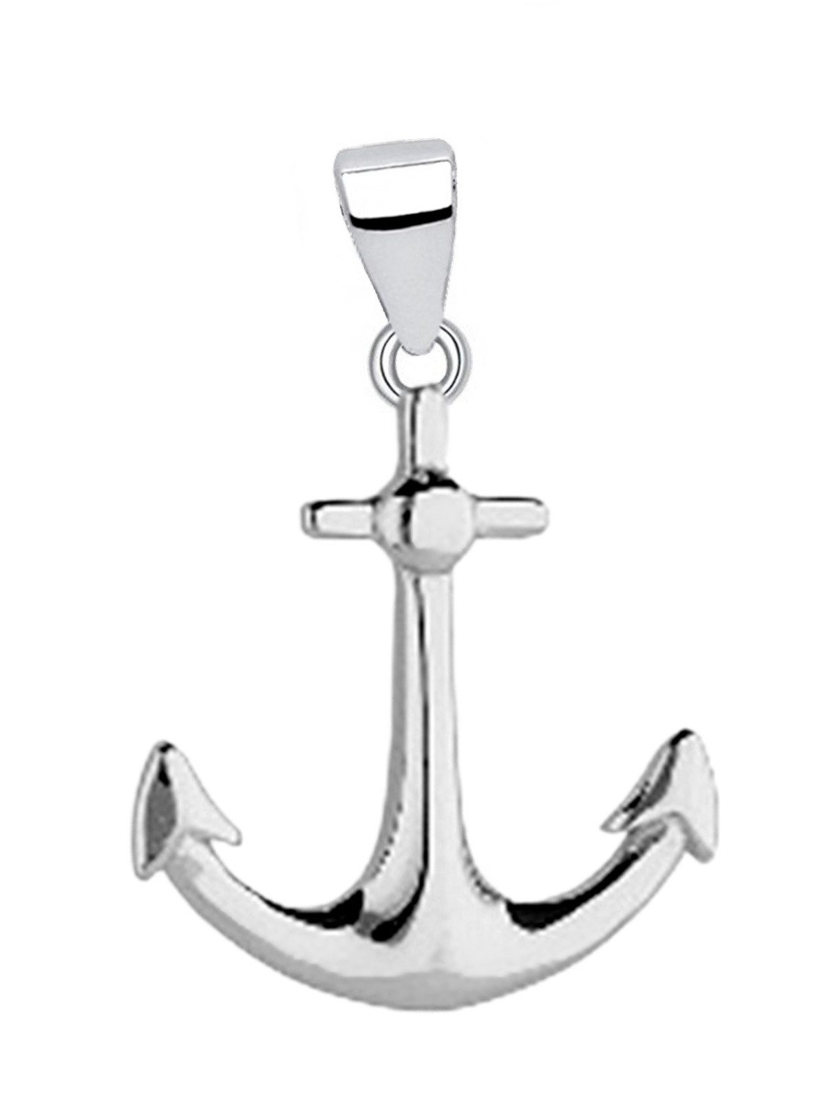Kettenanhänger Silber Anker Anhänger 925 Sterling Maritim Echtschmuck