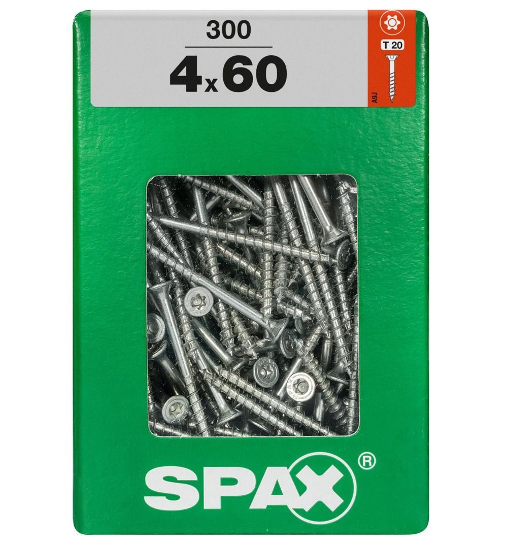 SPAX Holzbauschraube Spax Universalschrauben 4.0 x 60 mm TX 20 Senkkopf