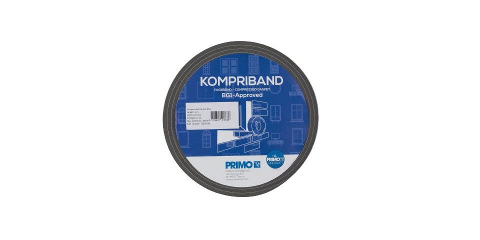 Primo Fugendichtband Primo Kompriband 6 m 20 x 6-15 mm