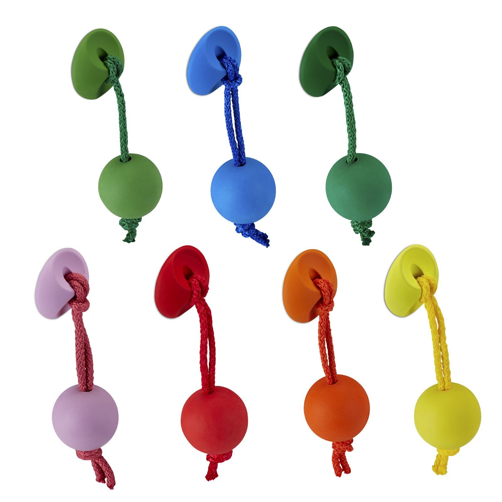 SO-TECH® Möbelknopf Kindermöbelknopf CHAMÄLEON, Knopf mit Kordel fürs Kinderzimmer - incl. Schraube