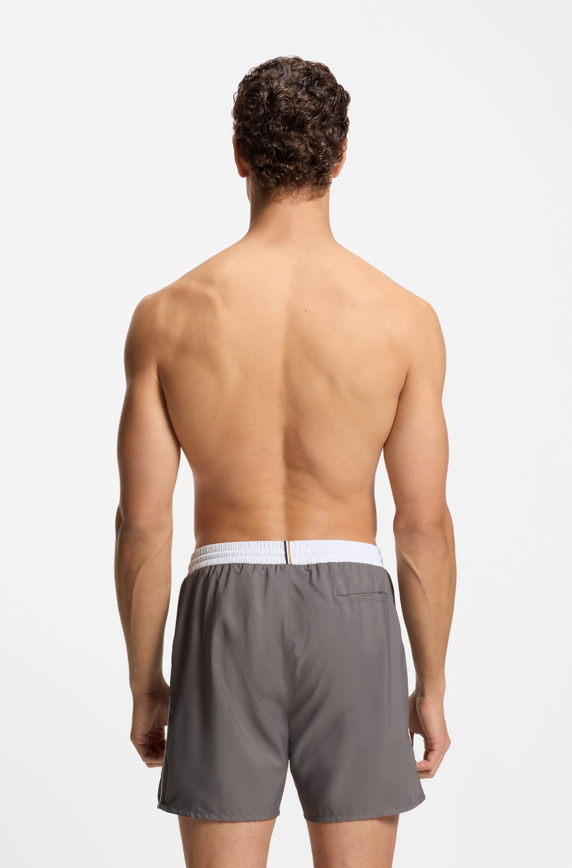 BOSS Badeshorts Starfish mit Kontraststreifen