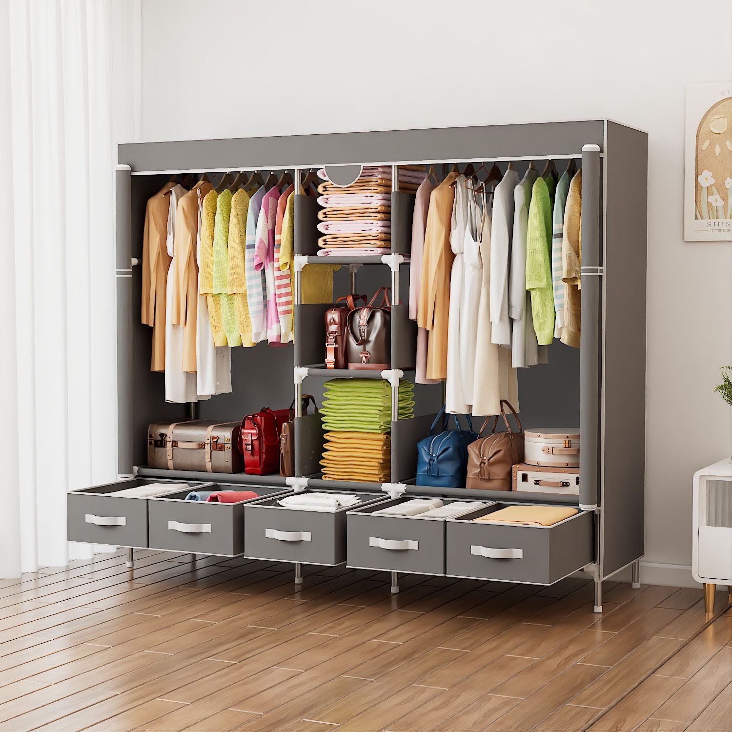 INOSIGN Kleiderschrank Stockholm Stoffkleiderschrank Bestseller in günstig online kaufen