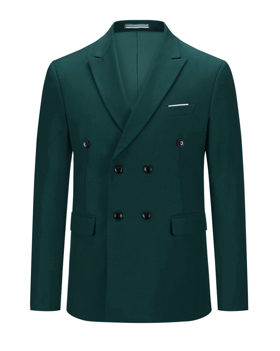 Allthemen Anzugsakko zweireihiger Herrensakko Slim Fit eleganter Hochzeitsb günstig online kaufen