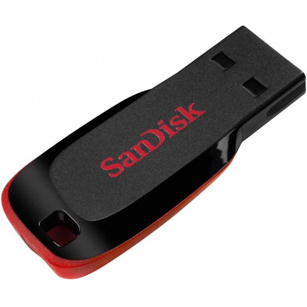 Sandisk SanDisk Cruzer Blade 16GB USB-Stick schwarz USB-Stick (USB Stick)