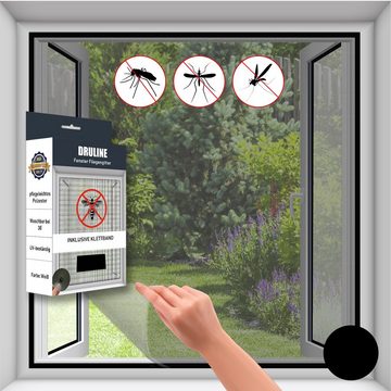 DRULINE Insektenschutz-Fenster DRULINE Fliegengitter Fenster - Insektenschutz
