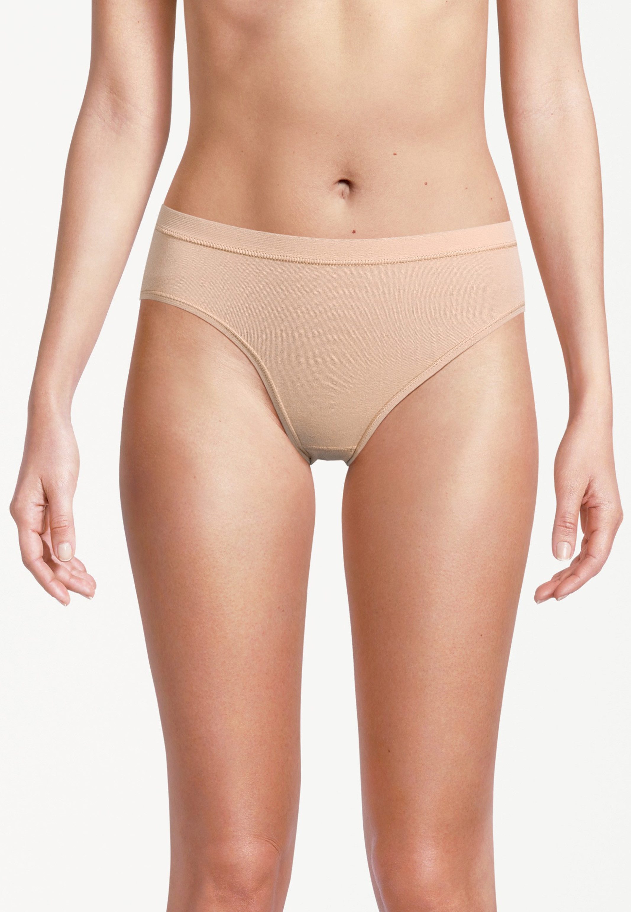 conta Midislip 6er Pack Feinripp (Spar-Set, 6-St) Midi Slip - Baumwolle - Atmungsaktiv - Weiche Feinripp-Qualität