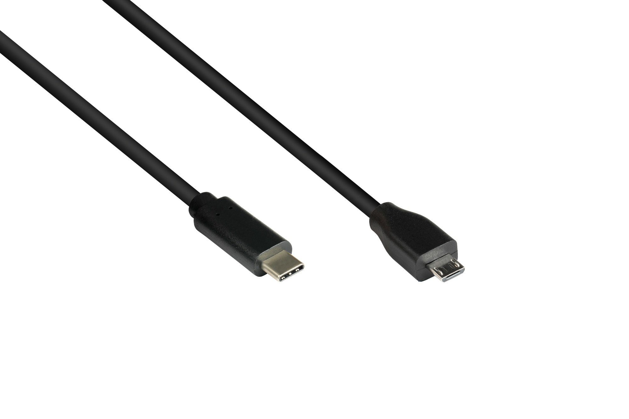 GOOD CONNECTIONS »Anschlusskabel USB 2.0, USB 2.0 Micro B Stecker an USB-C™  Stecker, CU, schwarz, 0,5m« USB-Kabel, (0.5 cm) online kaufen | OTTO