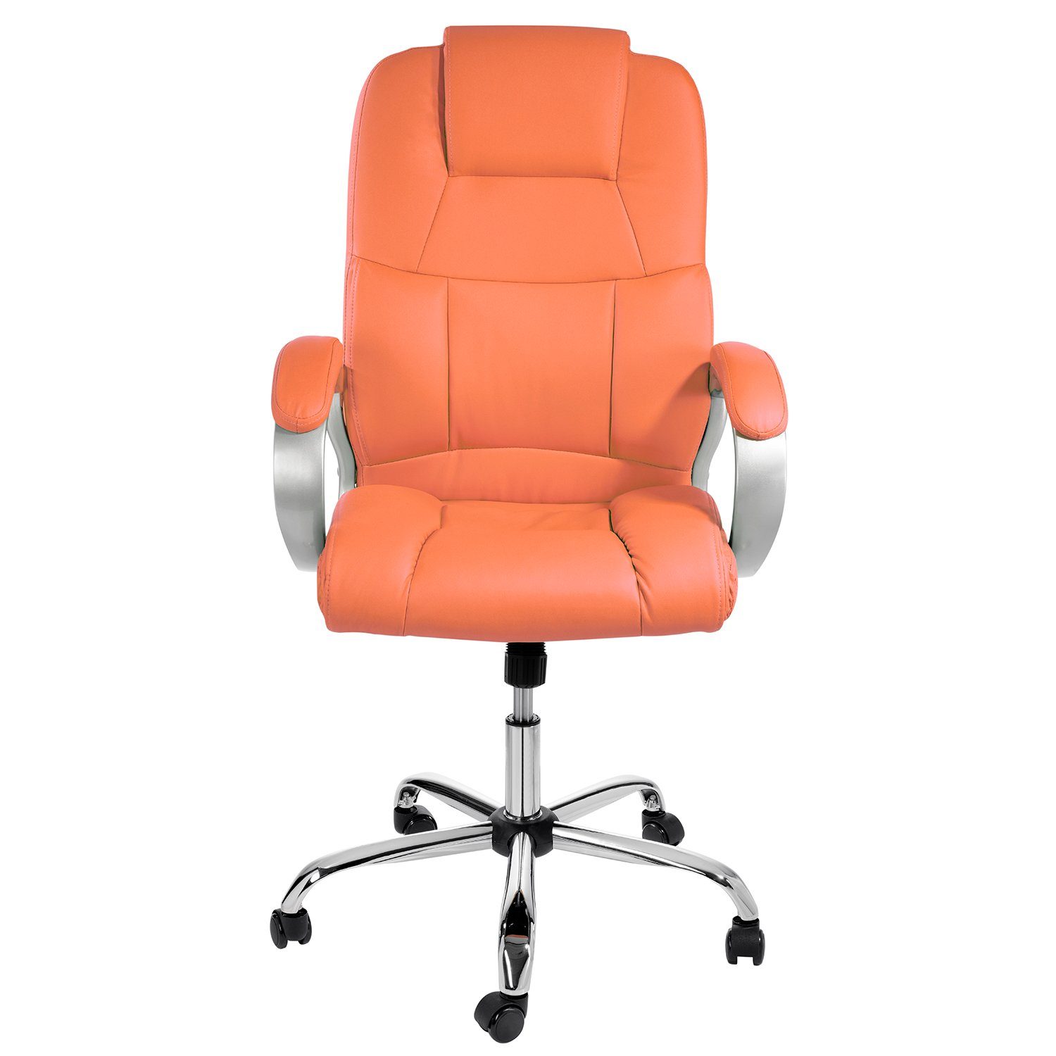 TPFLiving Chefsessel Denver mit abgebremsten Rollen (XXL Bürostuhl ergonomi günstig online kaufen