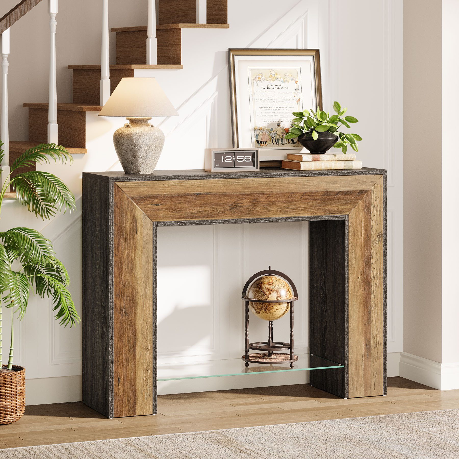 Tribesigns Konsolentisch 105 cm Schmaler Flurtisch günstig online kaufen