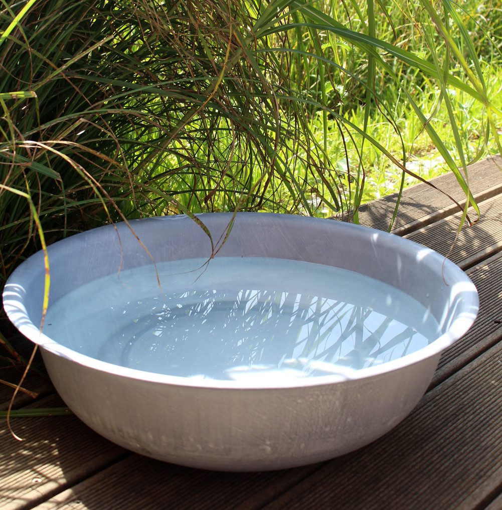 LB H&F Lilienburg Fertigteich Blumenschale Blumentopf Fertigteich Zinkwanne günstig online kaufen