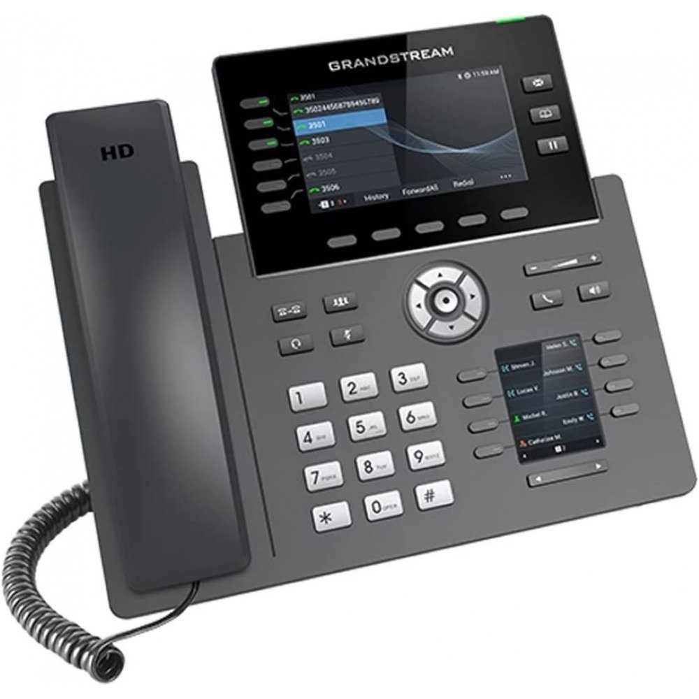 Telefon Professional Kabelgebundenes SIP - Business GRP-2616 schwarz IP-Telefon GRANDSTREAM -