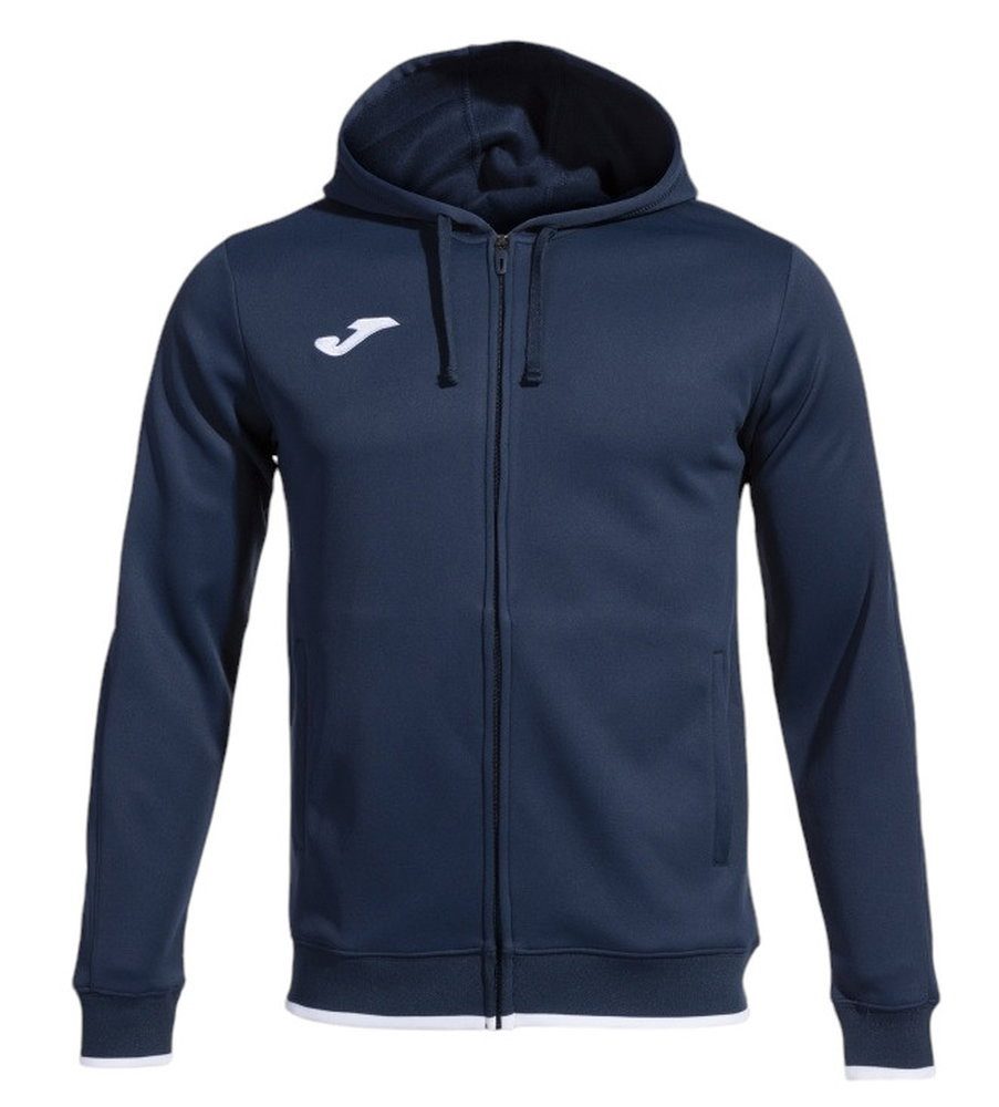 Joma Trainingsjacke Kapuzenjacke Olimpiada Full-Zip (Fleece-Futter) marineblau Herren