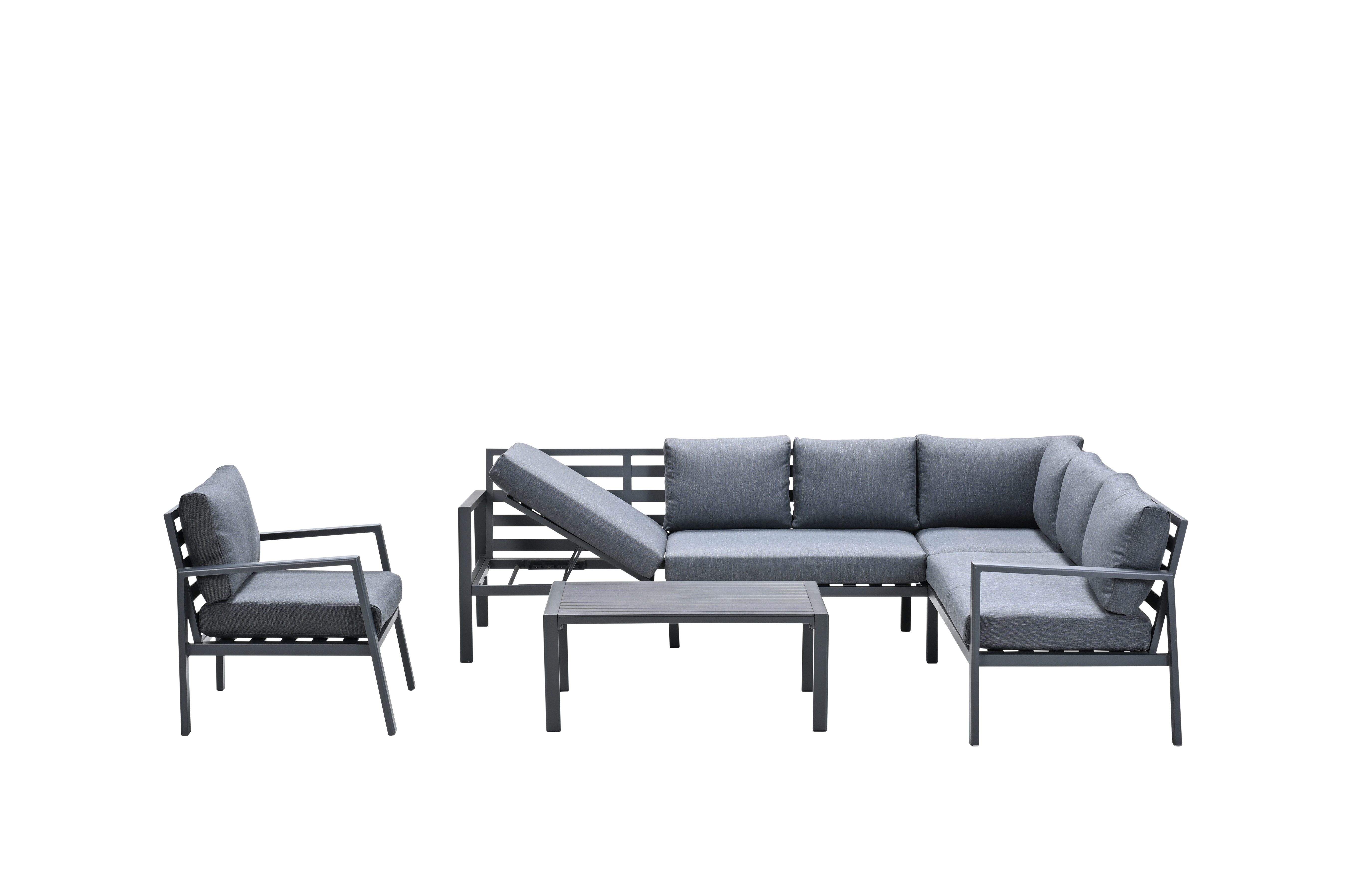 Garden Impressions GartenloungeSet "Lexinton XL Rechts", Aluminium