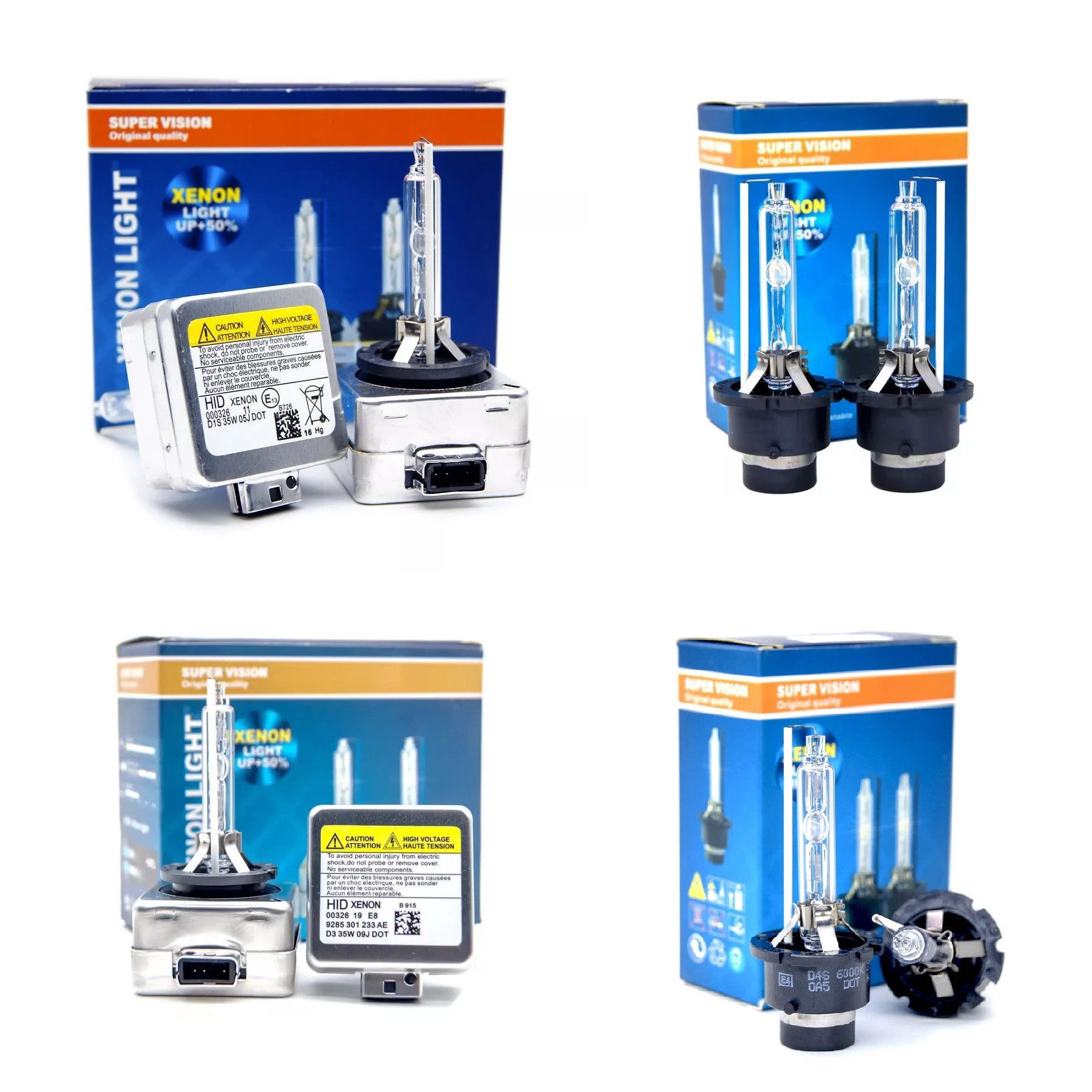 Kummert Business KFZ-Ersatzleuchte Xenon-Scheinwerferlampe, Faltschachtel, 2 Stück, D1S D2S D3S D4S, Kaltweiss, Entladungslampe, Erstausrüsterqualität, Xenon Brenner