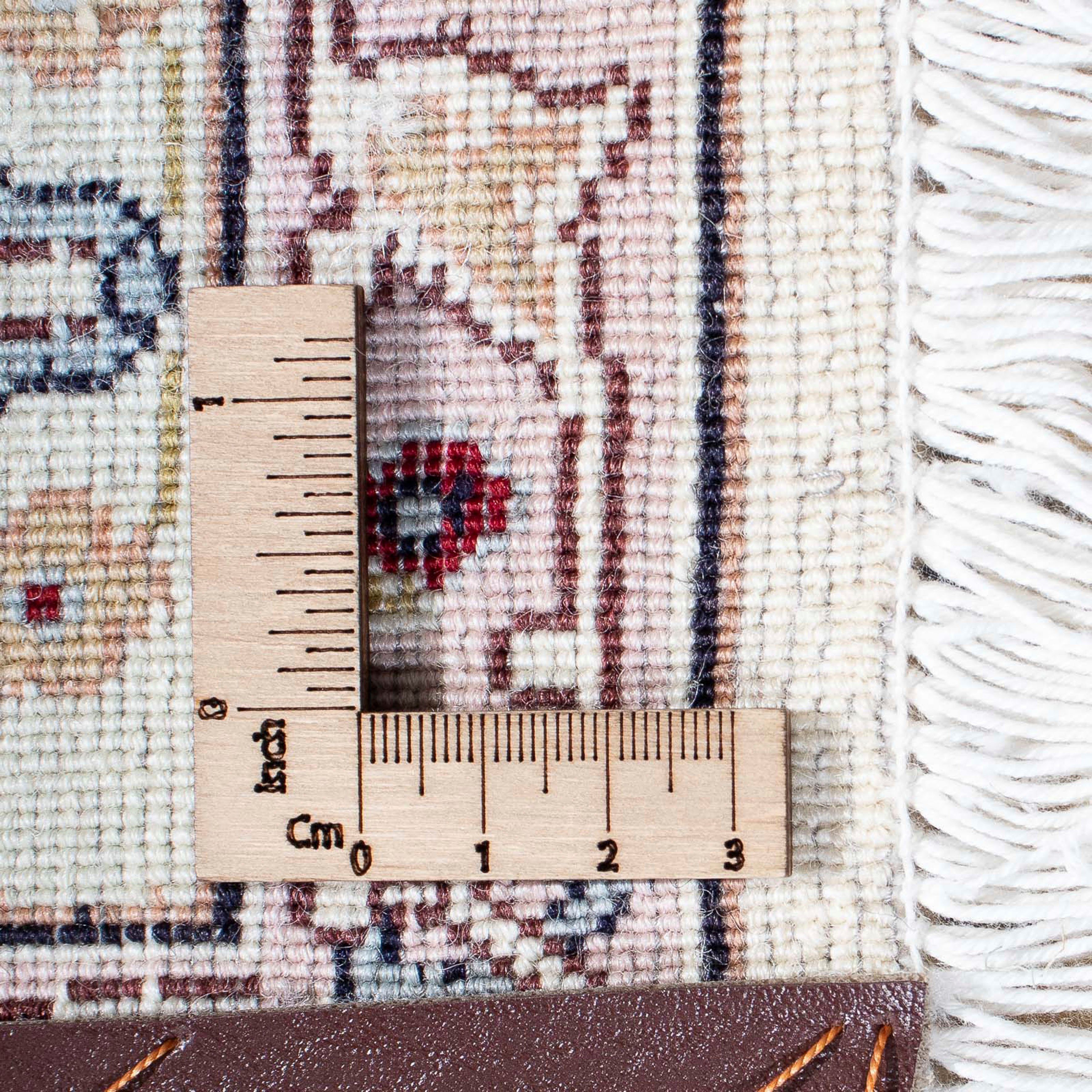 Orientteppich Perser rechteckig, x Zertifikat Handgeknüpft, beige, Einzelstück Höhe: - Royal - 7 mit - 203 morgenland, mm, Täbriz 154 cm Wohnzimmer, 