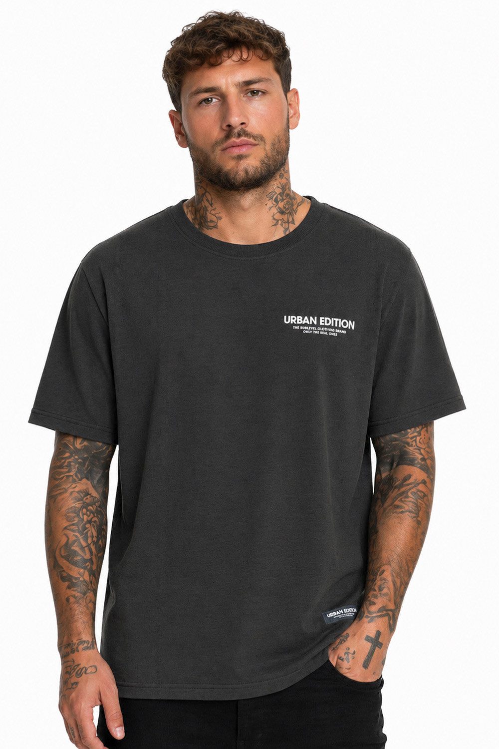 SUBLEVEL T-Shirt Herren Shirt Logo Print schwere Qualität moderner Look