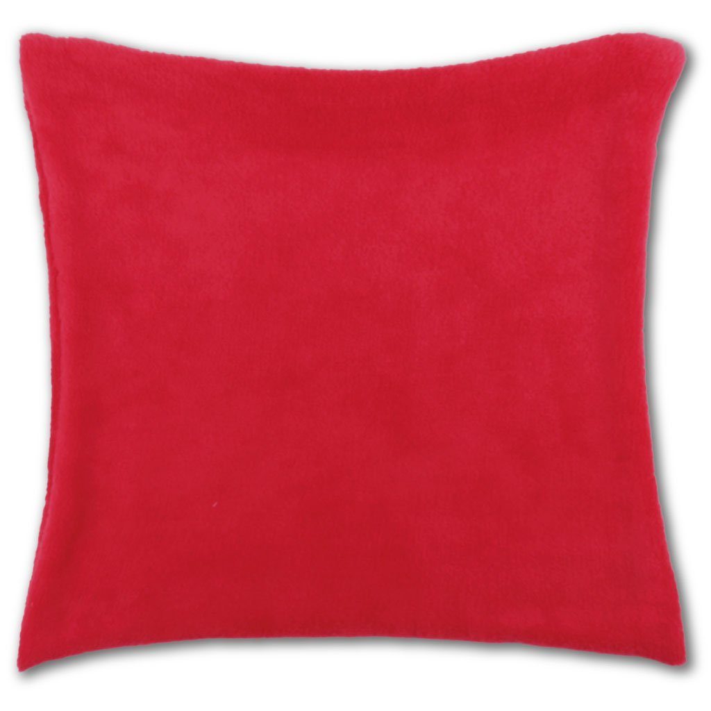 Kissenbezüge, Bestlivings, Kissenbezug / Flauschbezug (30x30 cm) wahlweise mit u. ohne Innenkissen (Dekokissen) Rot