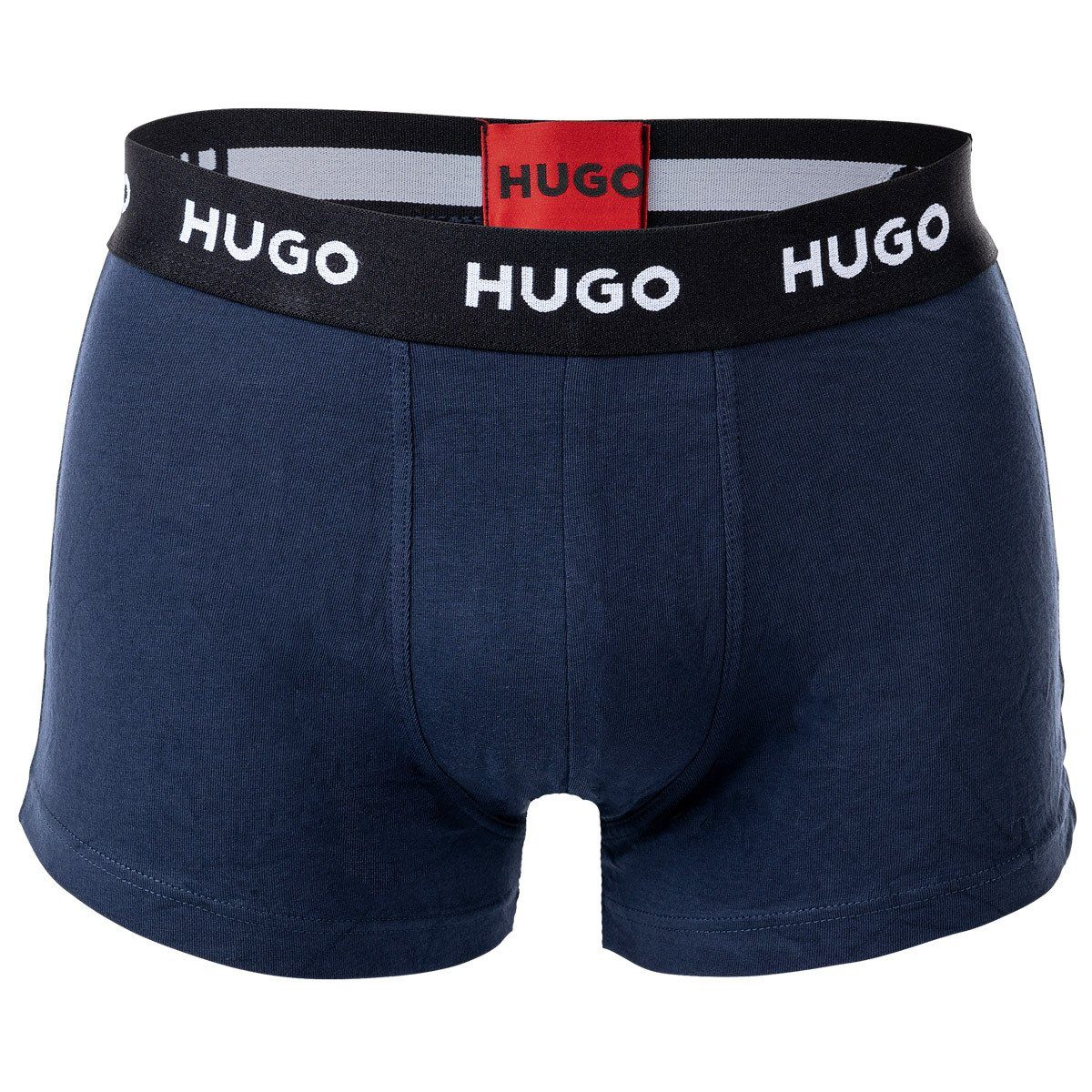 Pack - HUGO Boxer Boxer Shorts, Herren Triplet Trunks 3er Blau