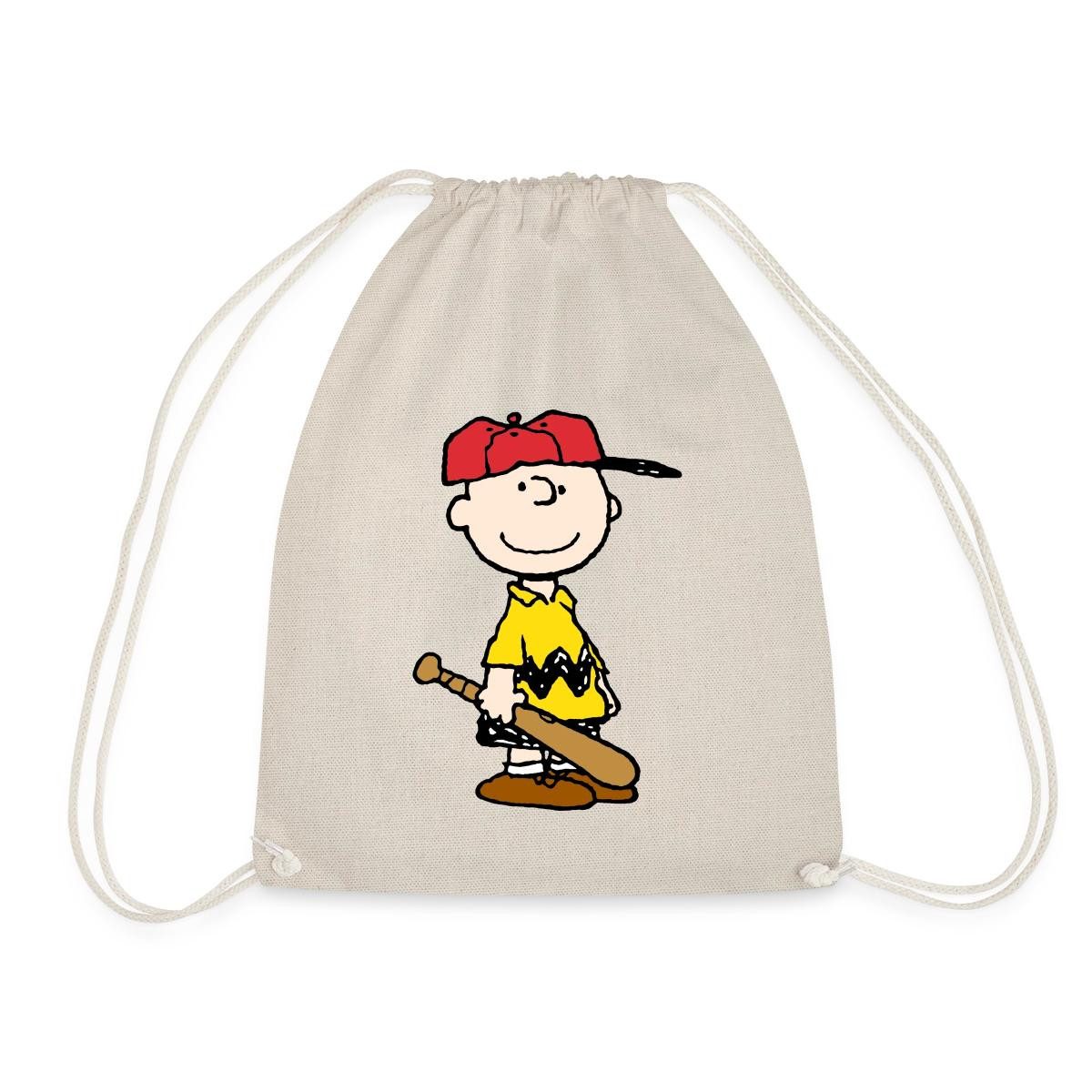 Spreadshirt Turnbeutel Peanuts Charlie Brown Baseball Sport Turnbeutel (1-tlg)