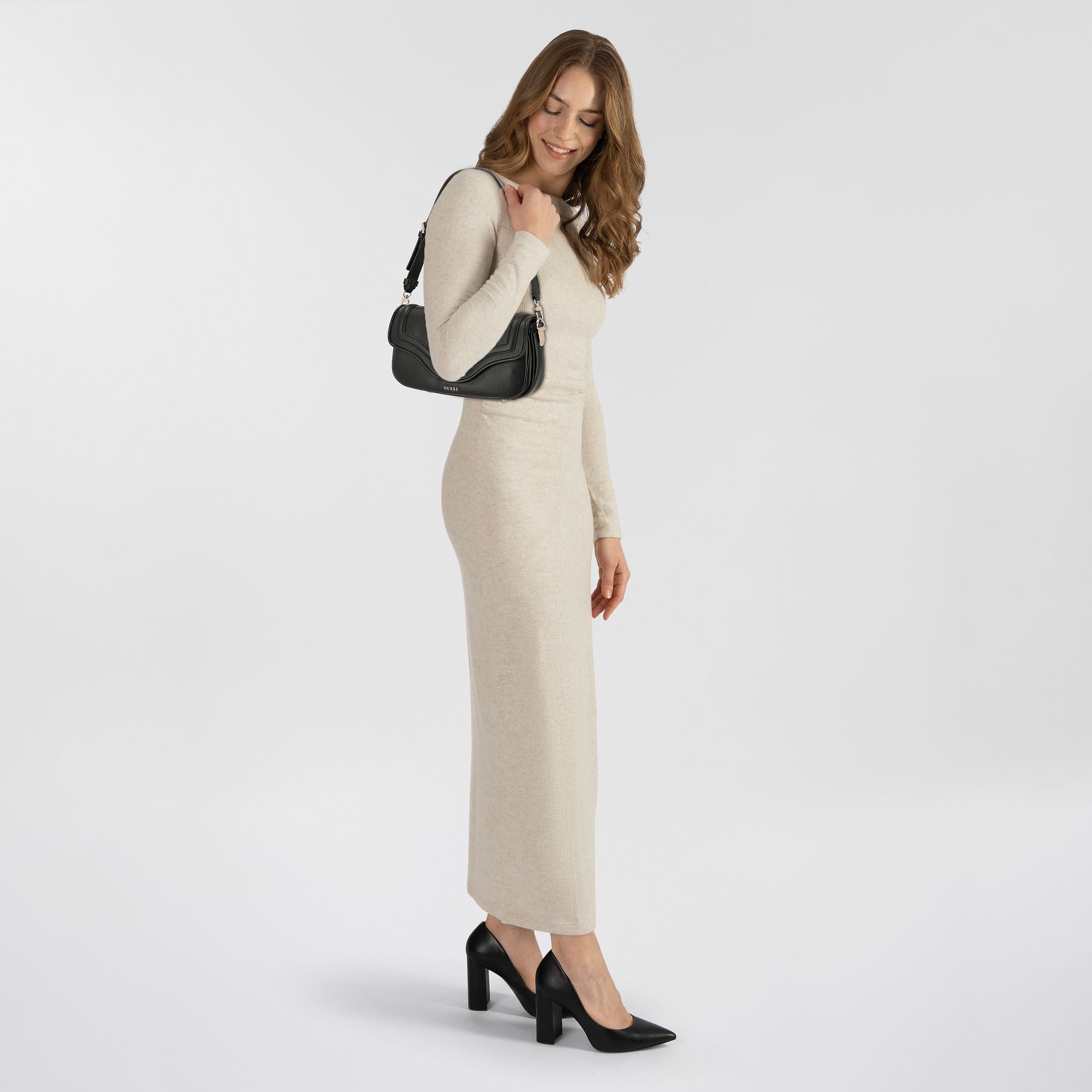 Guess Schultertasche Dea, Polyurethan günstig online kaufen