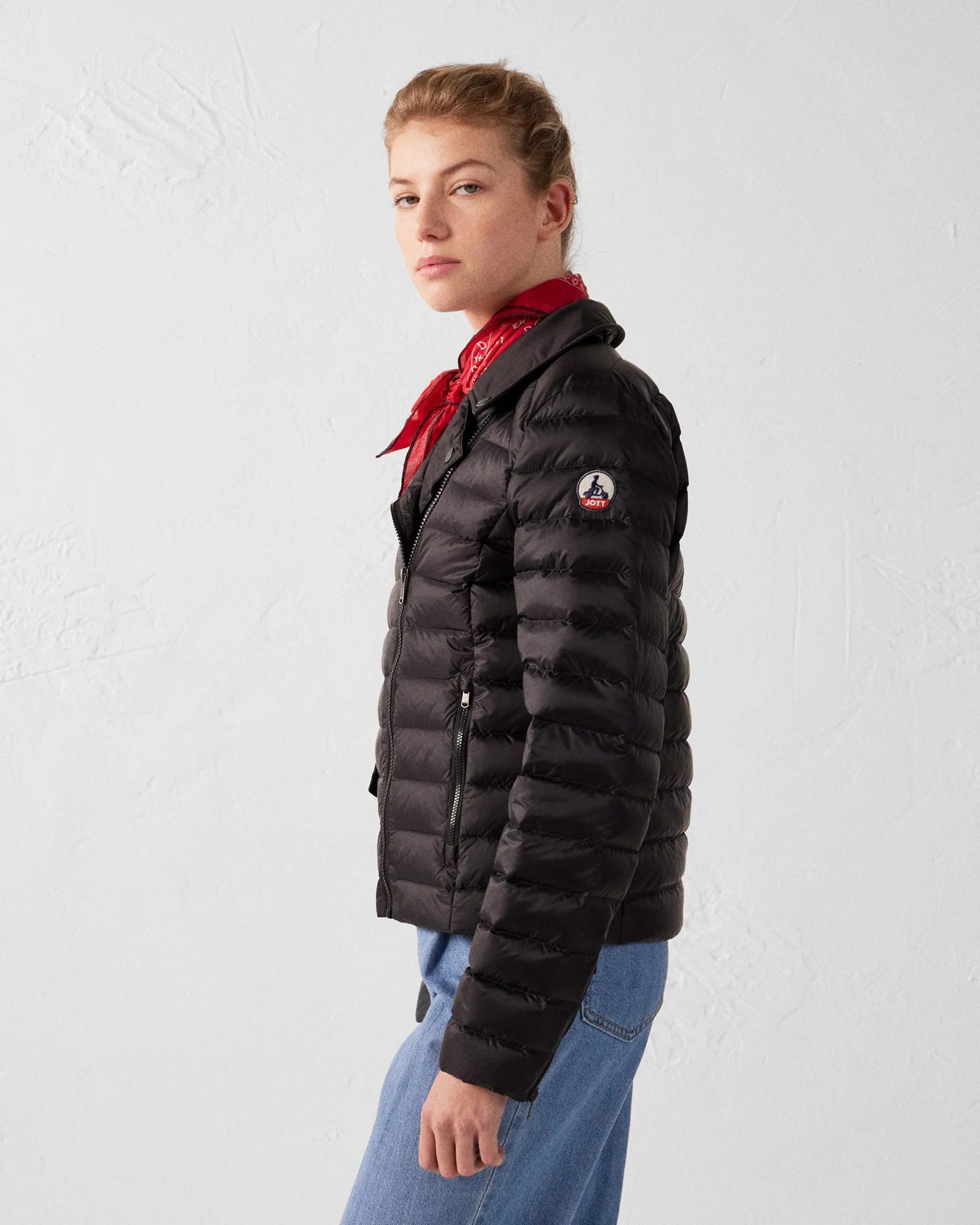 JOTT Leichtdaunenjacke EMILY im Bikerstil günstig online kaufen