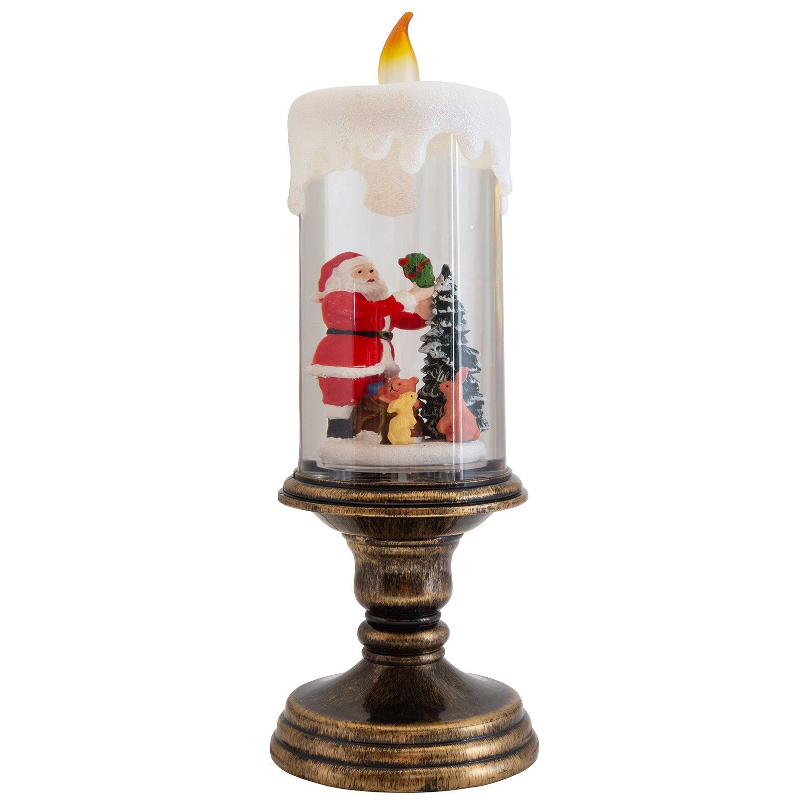 Christmas Paradise LED Laterne Schneelaterne Kerze 29 cm, zuschaltbare Weih günstig online kaufen