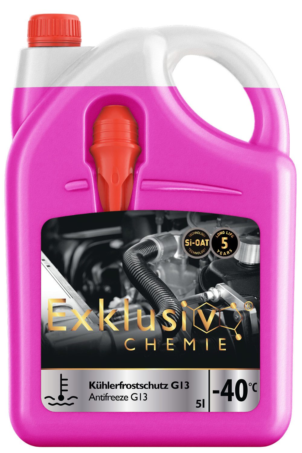 Exklusiv Chemie GmbH Kühlerfrostschutz G13 Kühlerfrostschutz 5 Liter, 5 l, Gebrauchsfertig