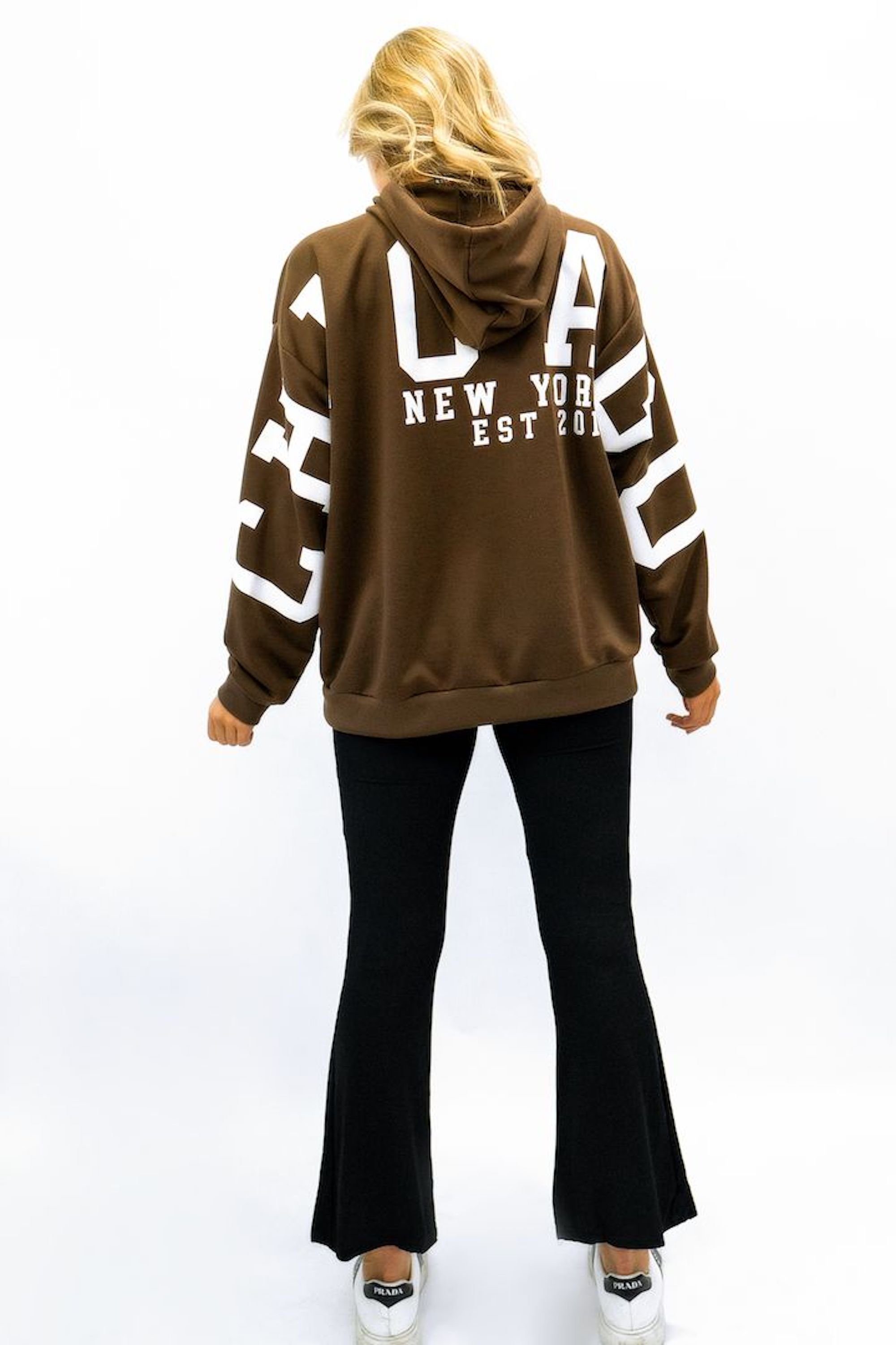 Worldclassca Kapuzenpullover Worldclassca Oversized Hoodie Kapuzenpullover Sweatshirt CHICAGO