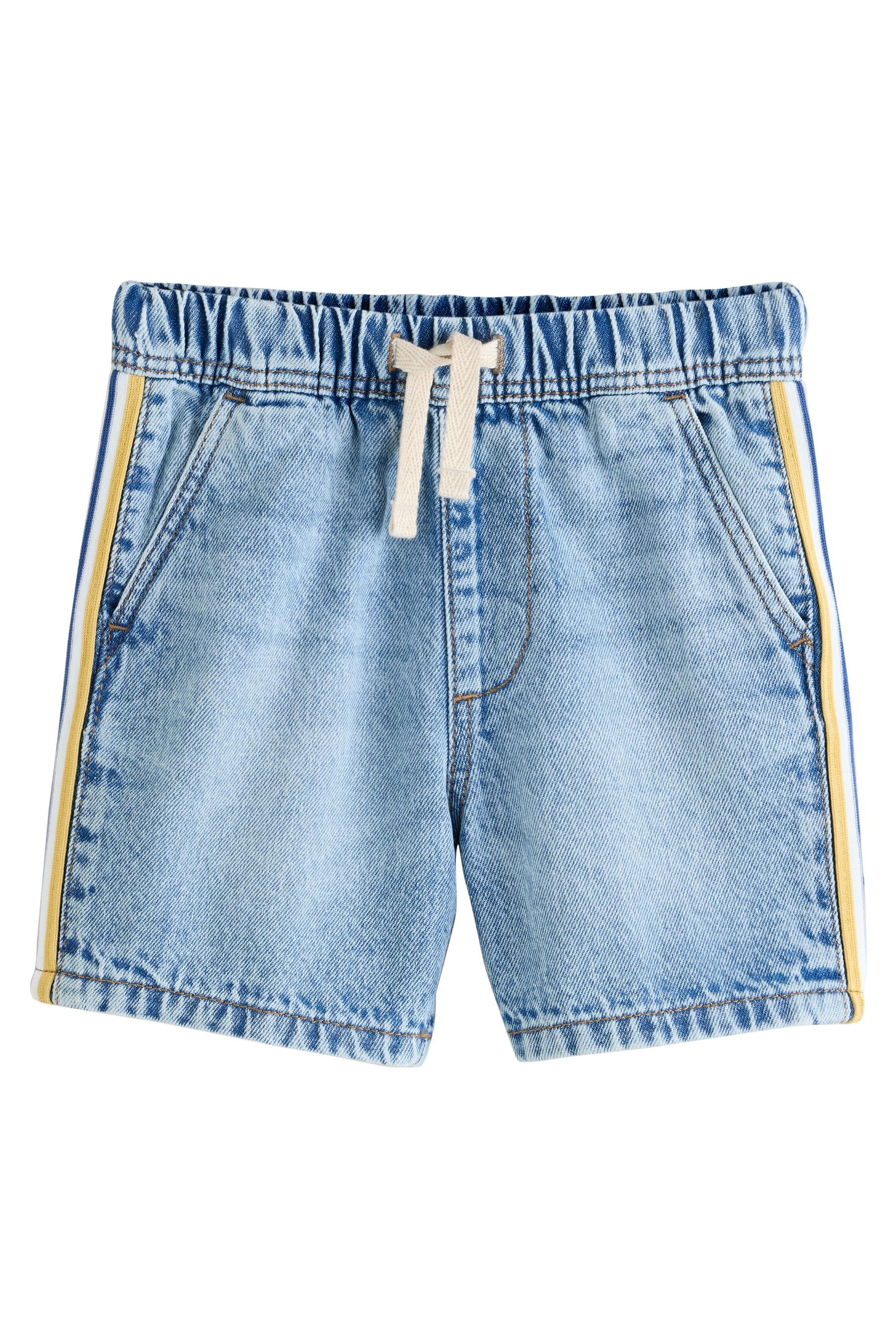 Next Jeansshorts Denim-Shorts 100 % Baumwolle mit Gummibund (1-tlg)