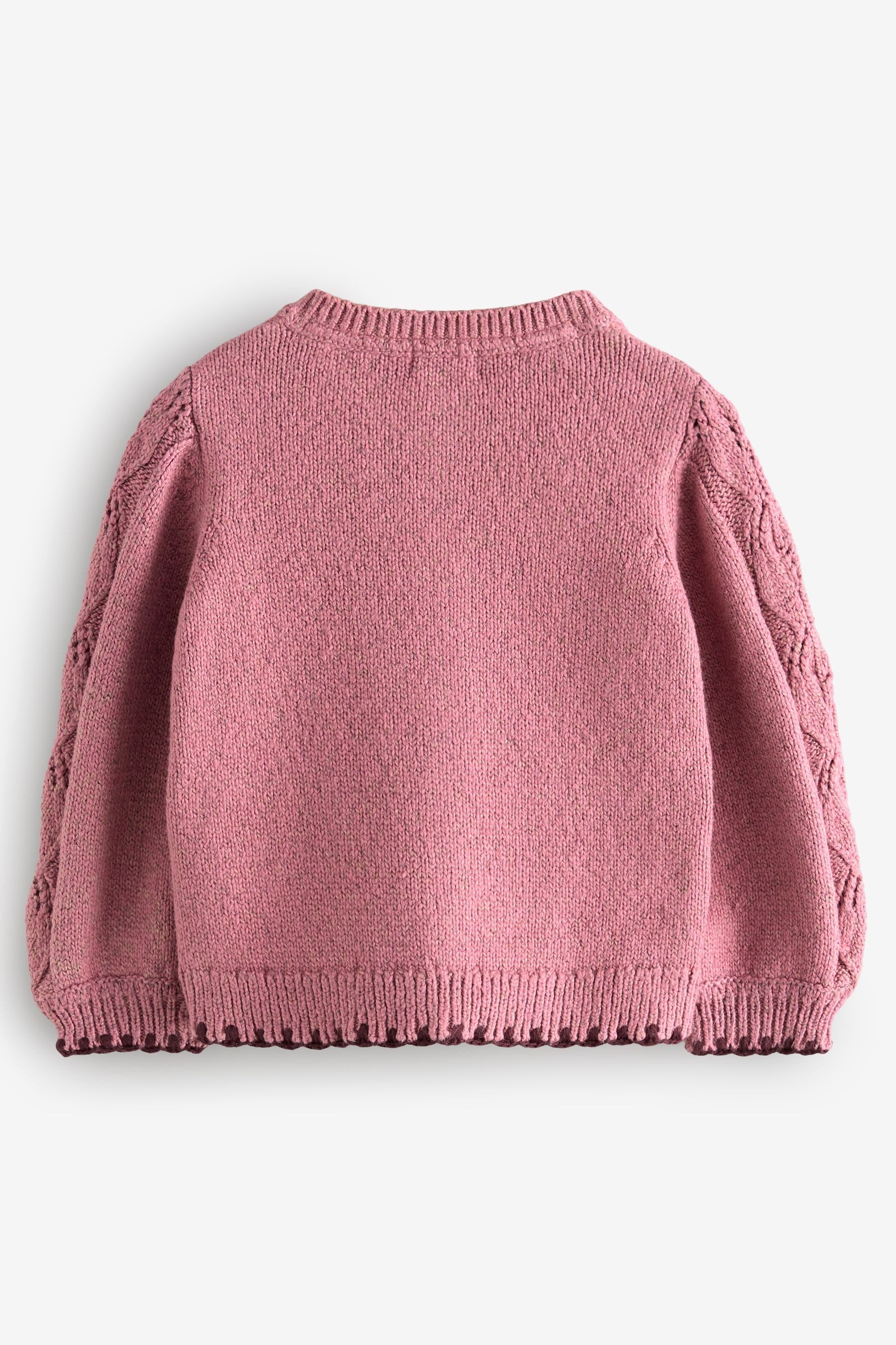 Next Strickjacke Strickjacke mit Blümchenmuster (1-tlg) günstig online kaufen