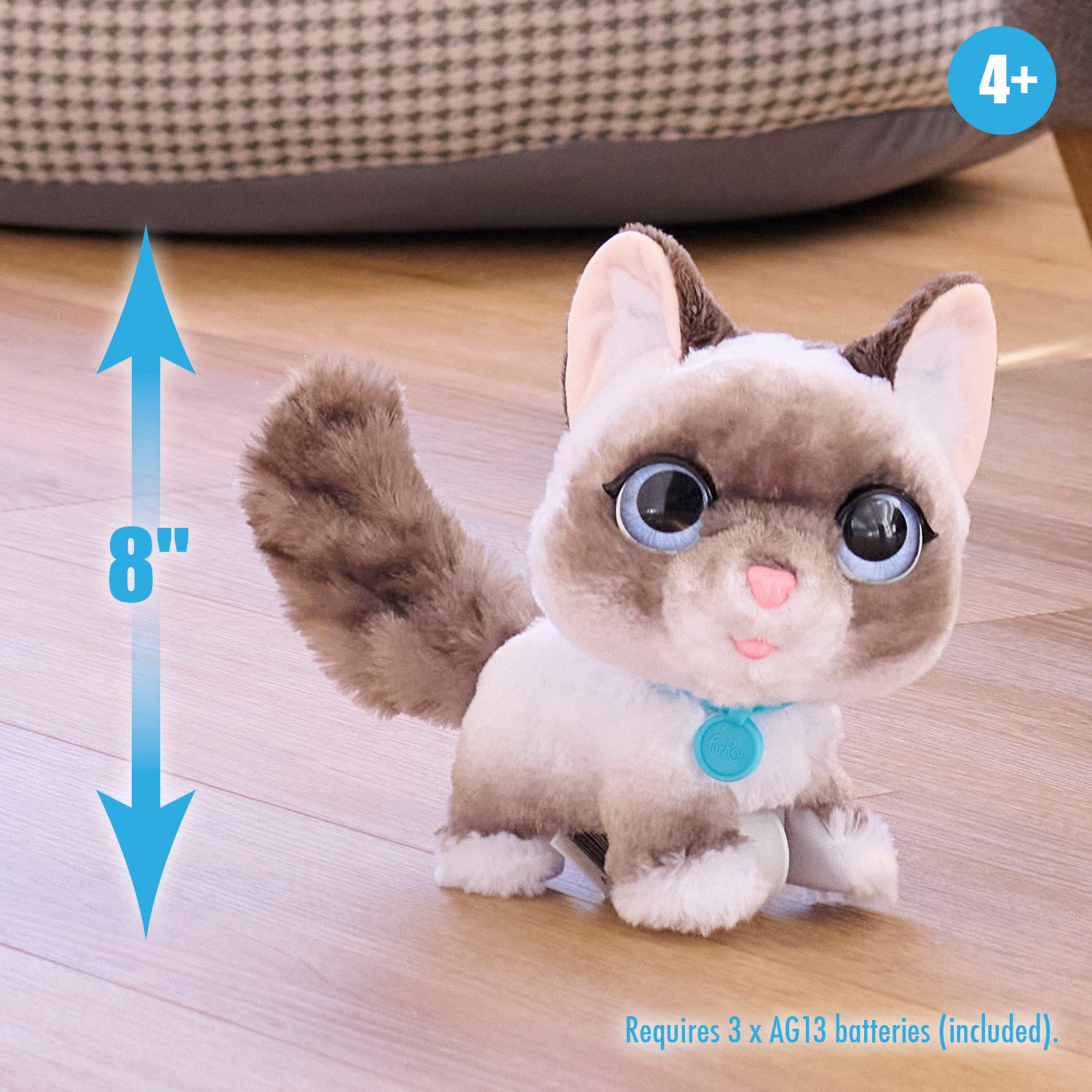 Just Play Kuscheltier Just Play furReal Wag-a-Lots Kitty, Kuscheltier