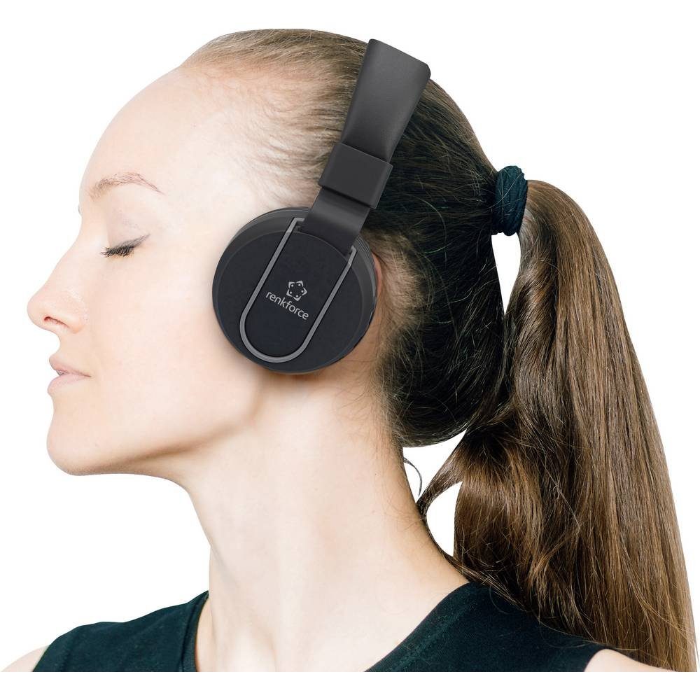Renkforce Bluetooth® Kopfhörer Kopfhörer (Headset, Faltbar)