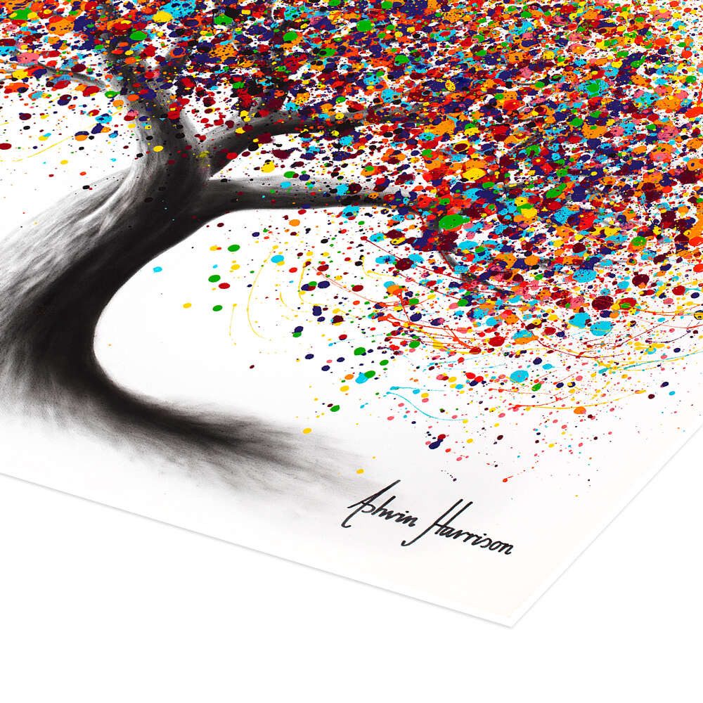 Posterlounge Wandbild Baum mit Regenbogenseele, Ashvin Harrison 2016-2022 Collection, erhältlich als Poster, Leinwandbild, Wandsticker oder Acrylglasbild