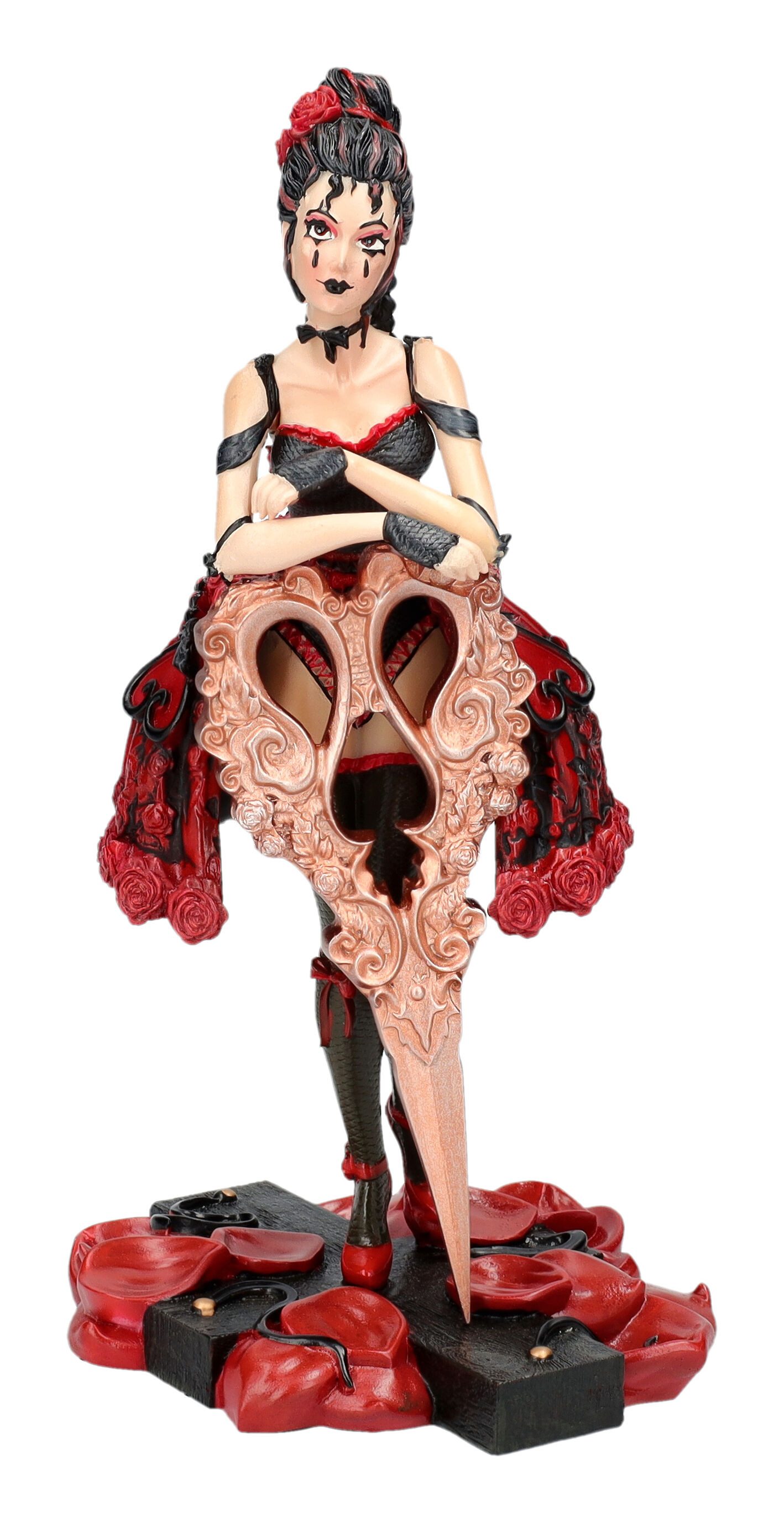 Dekofigur Burlesque Figur - Marionette mit Schere - Nemesis Now - Dekofigur