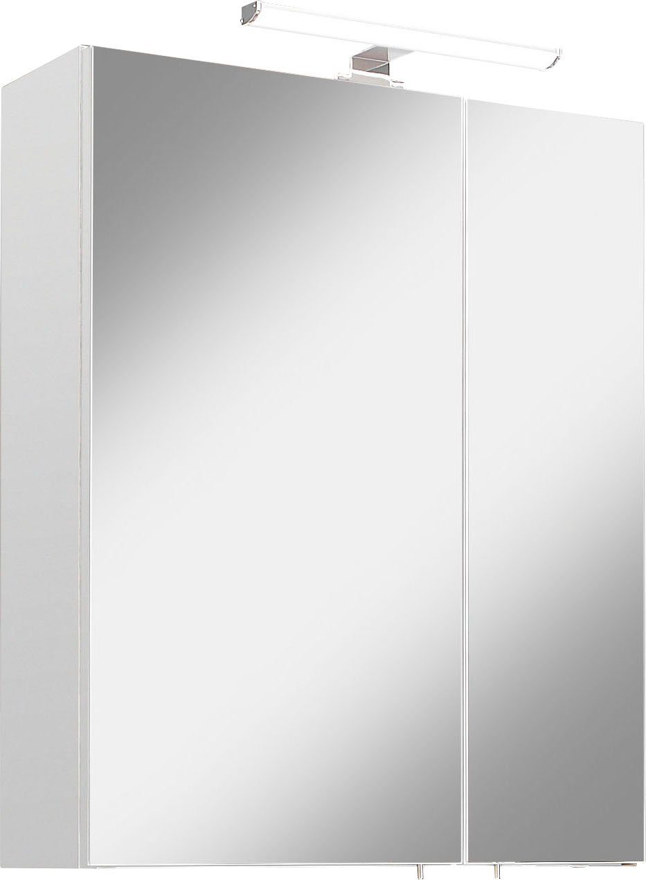 PELIPAL Spiegelschrank Quickset 354 Breite 55 cm, mit LED-Beleuchtung